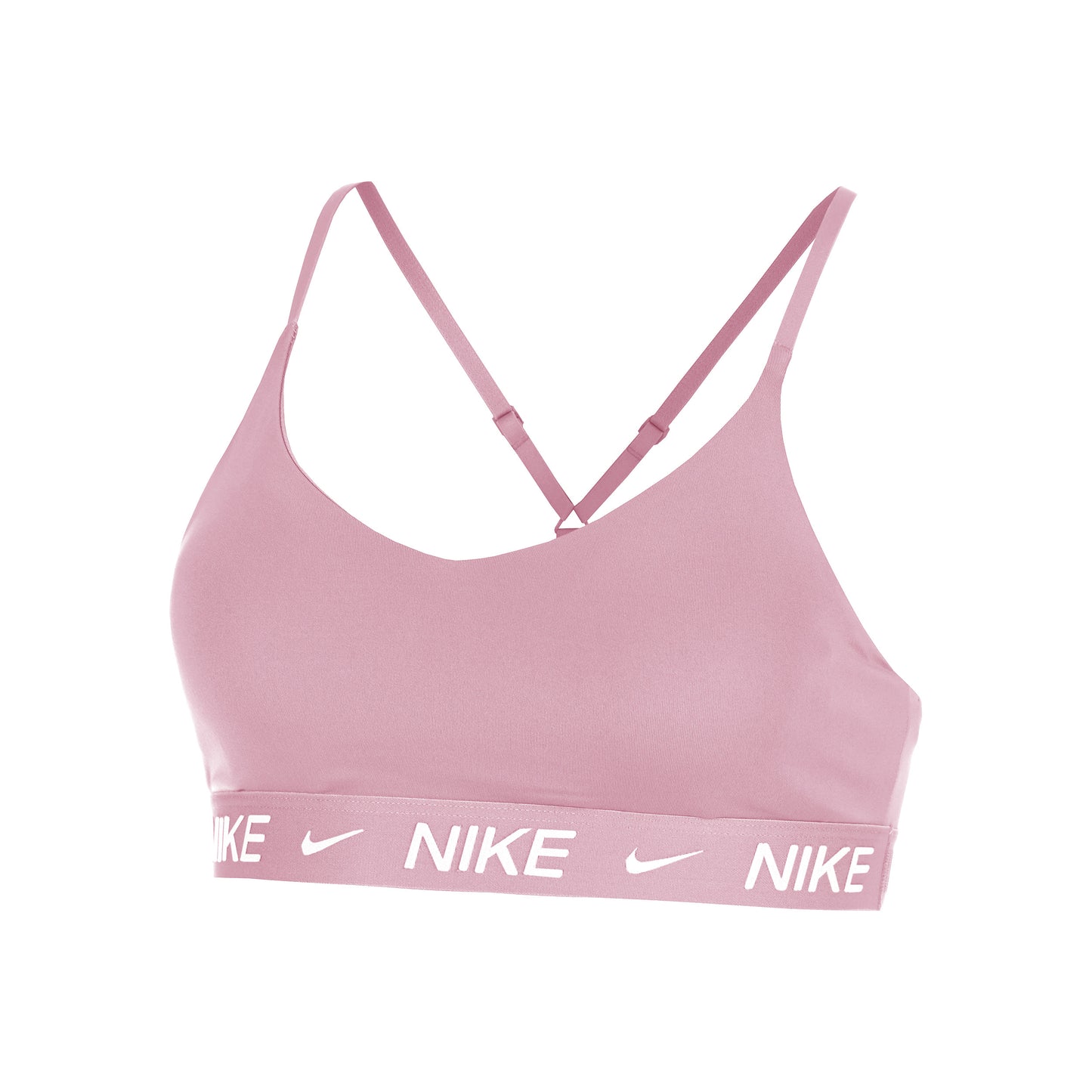 Nike Dri-Fit INDY LGT Support Stanik sportowy Kobiety-ciemnoróżowy
