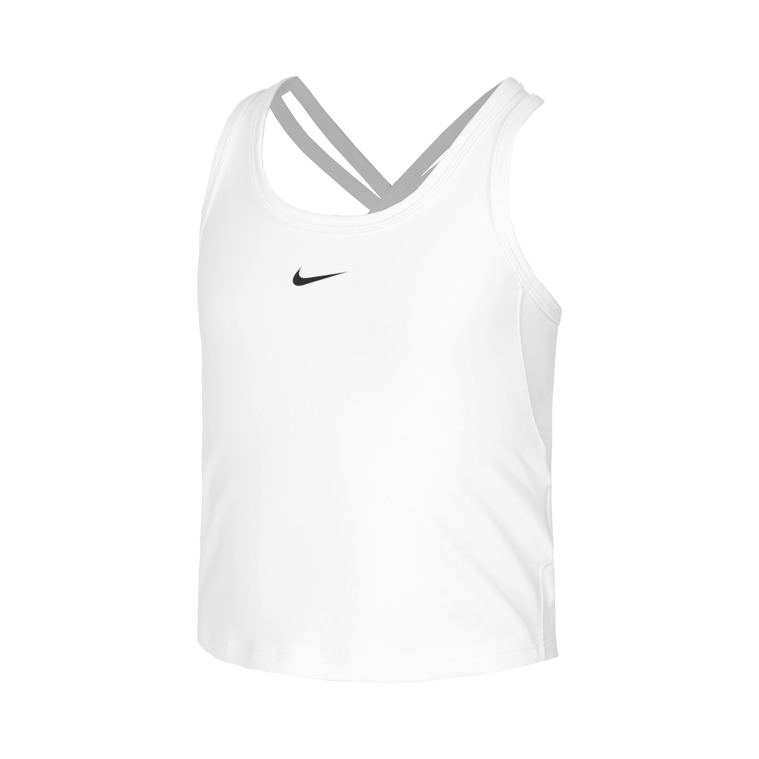 Nike Dri-FIT One Tank top Dziewczynki - biały, czarny