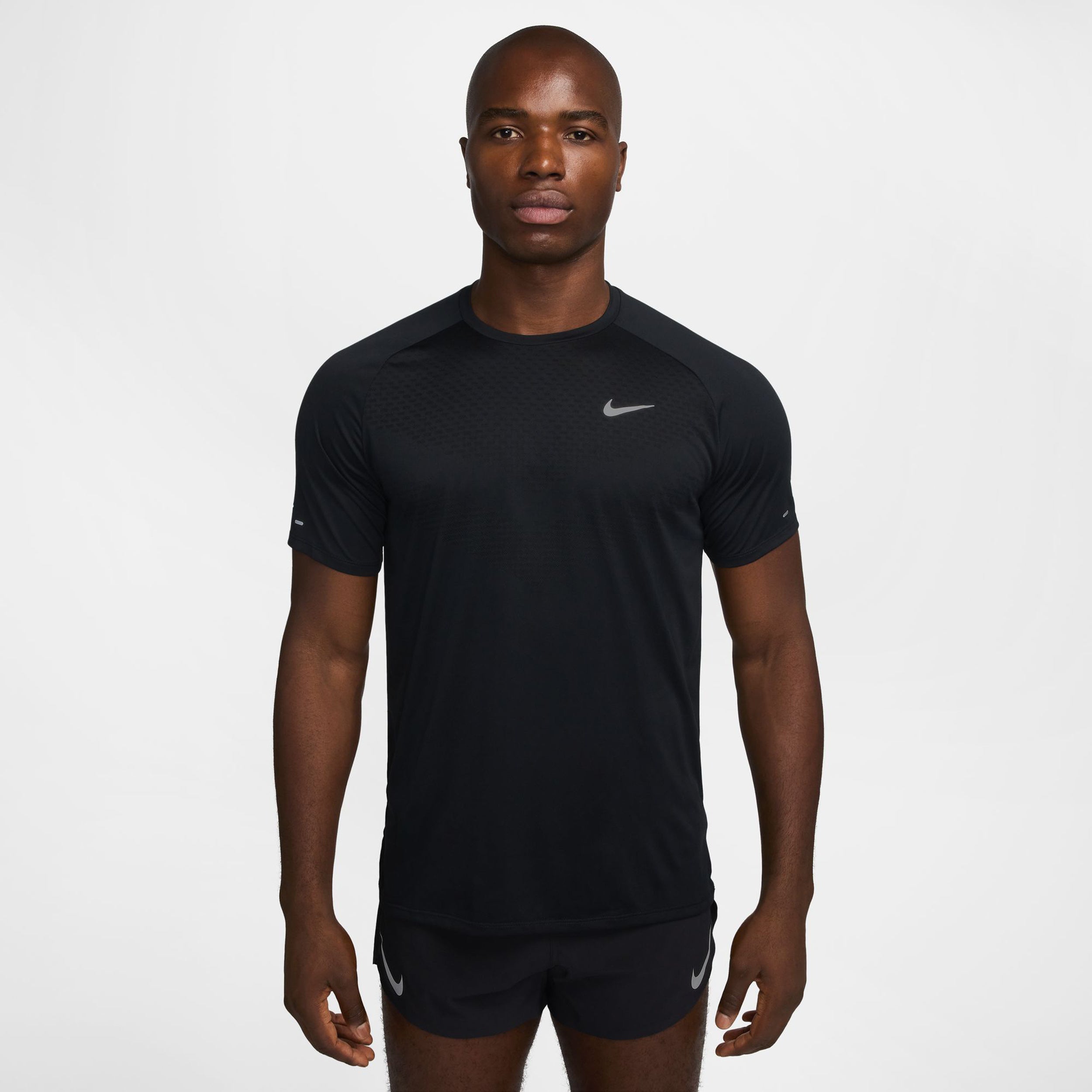Nike Stride Koszulka do biegania Mężczyźni - czarny