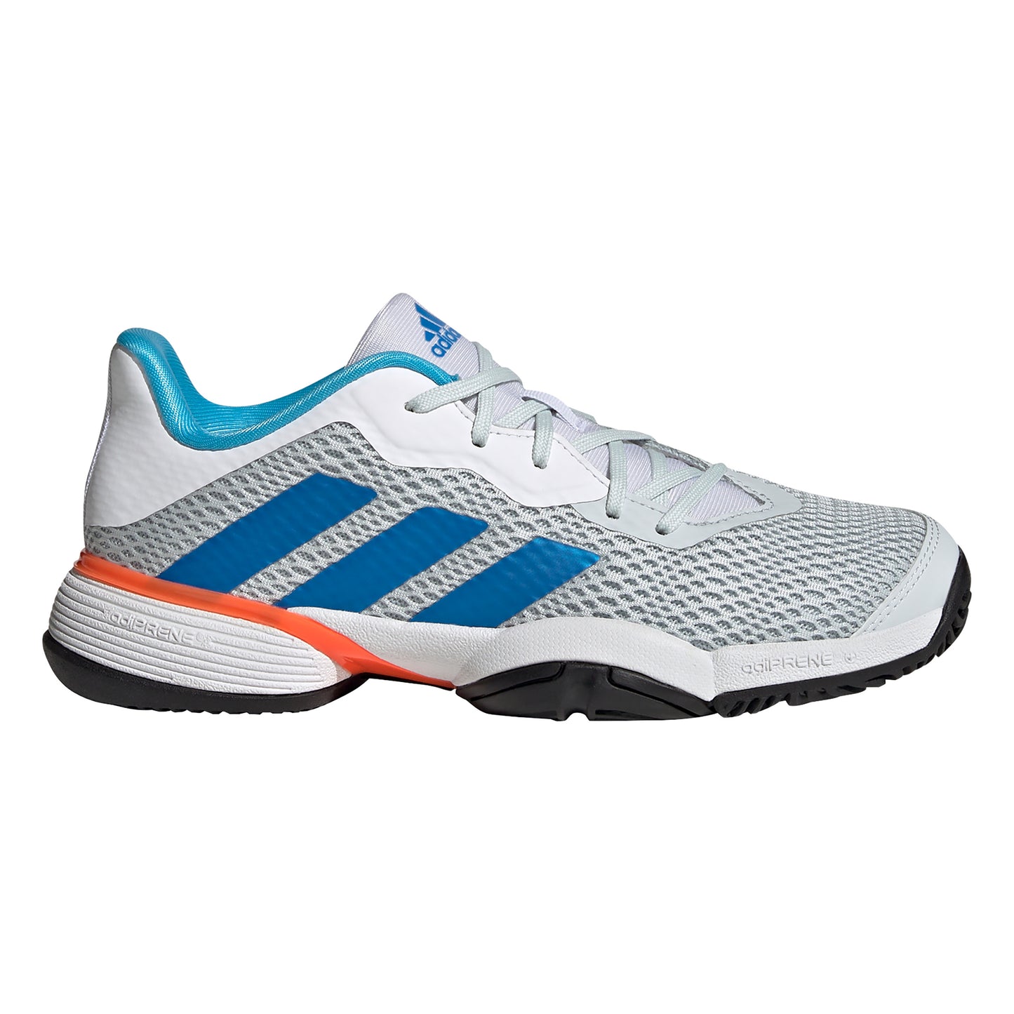 adidas Barricade buty do tenisa allcourt Dzieci - biały, niebieski