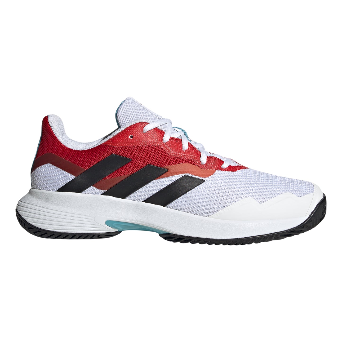 adidas CourtJam Control buty do tenisa allcourt Mężczyźni - biały, czerwony