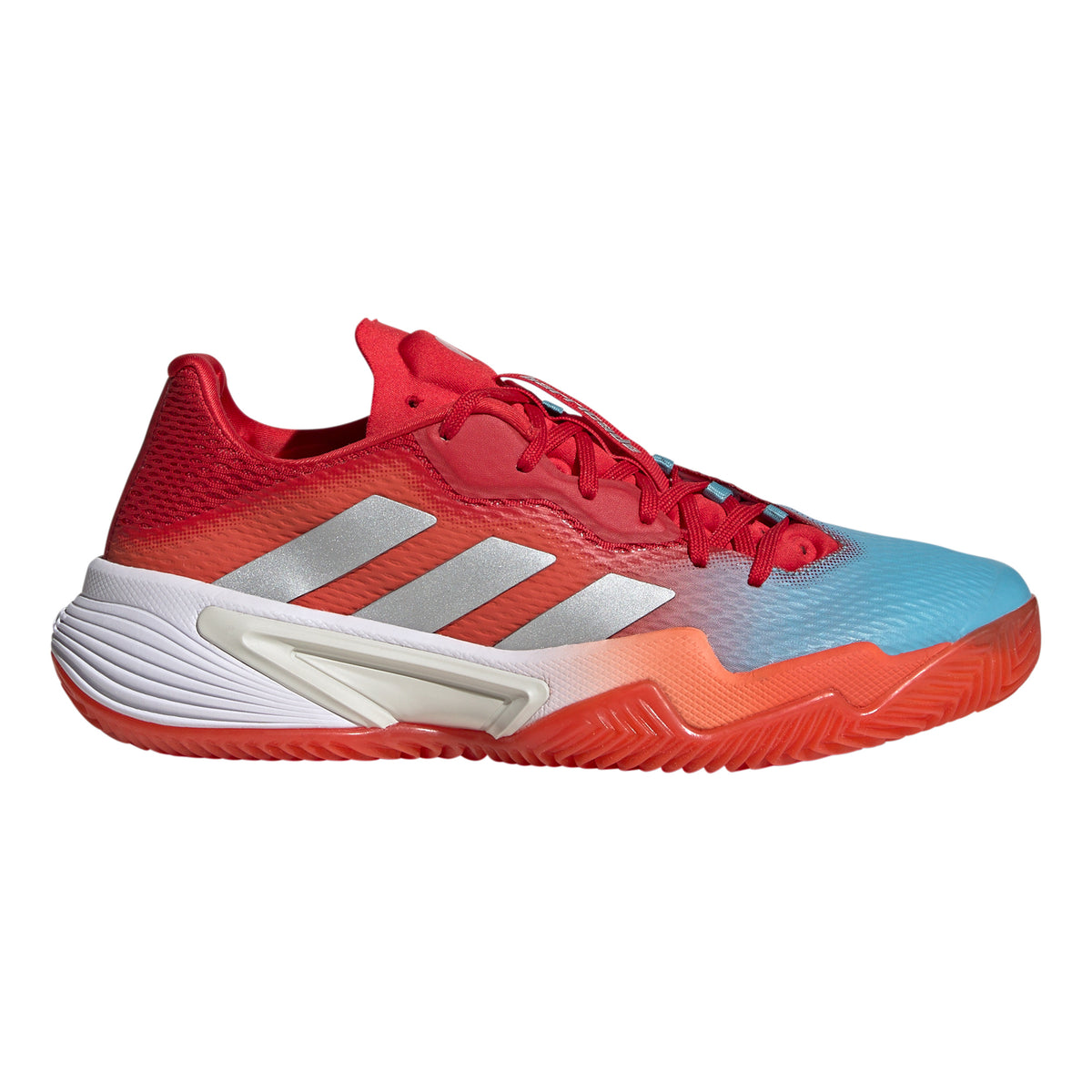 adidas Barricade buty do tenisa ziemnego Kobiety - czerwony, biały