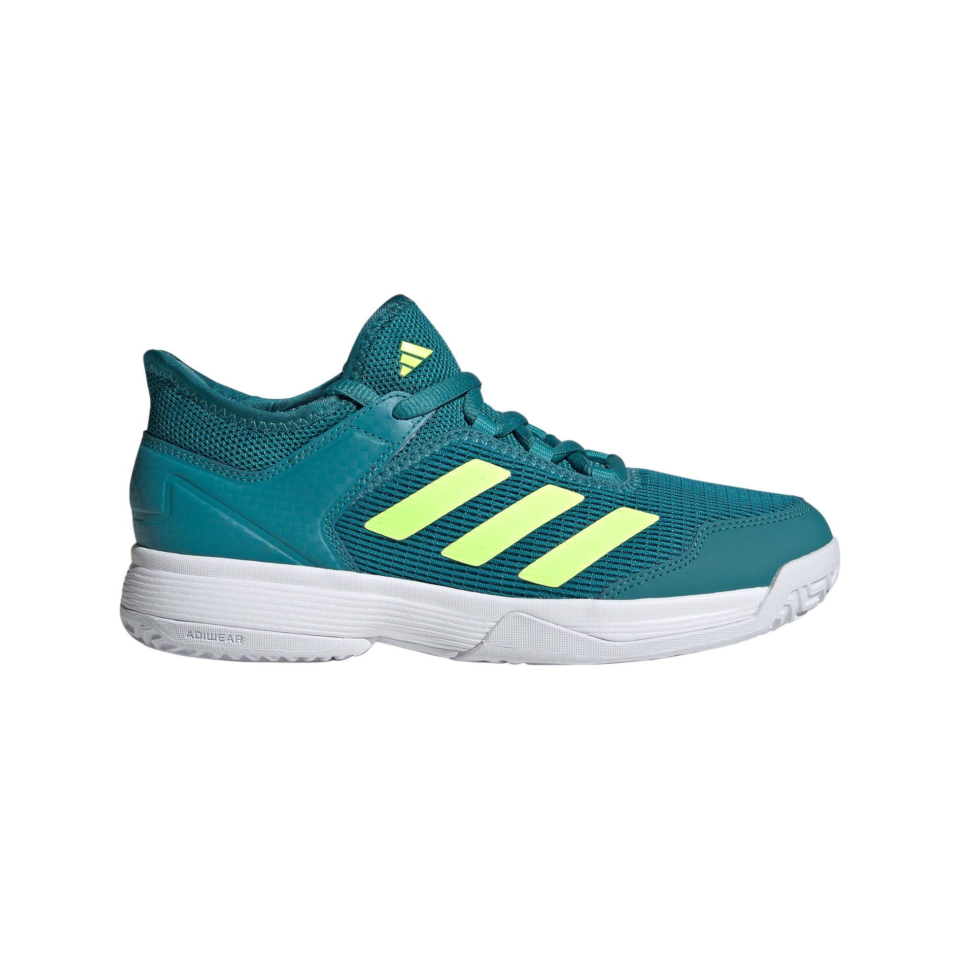 adidas Ubersonic 4 buty do tenisa allcourt Dzieci - szary, neonowy zielony