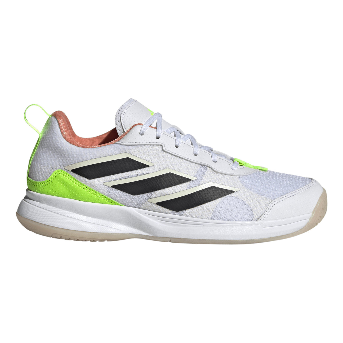 adidas Avaflash buty do tenisa allcourt Kobiety - biały, neonowy zielony