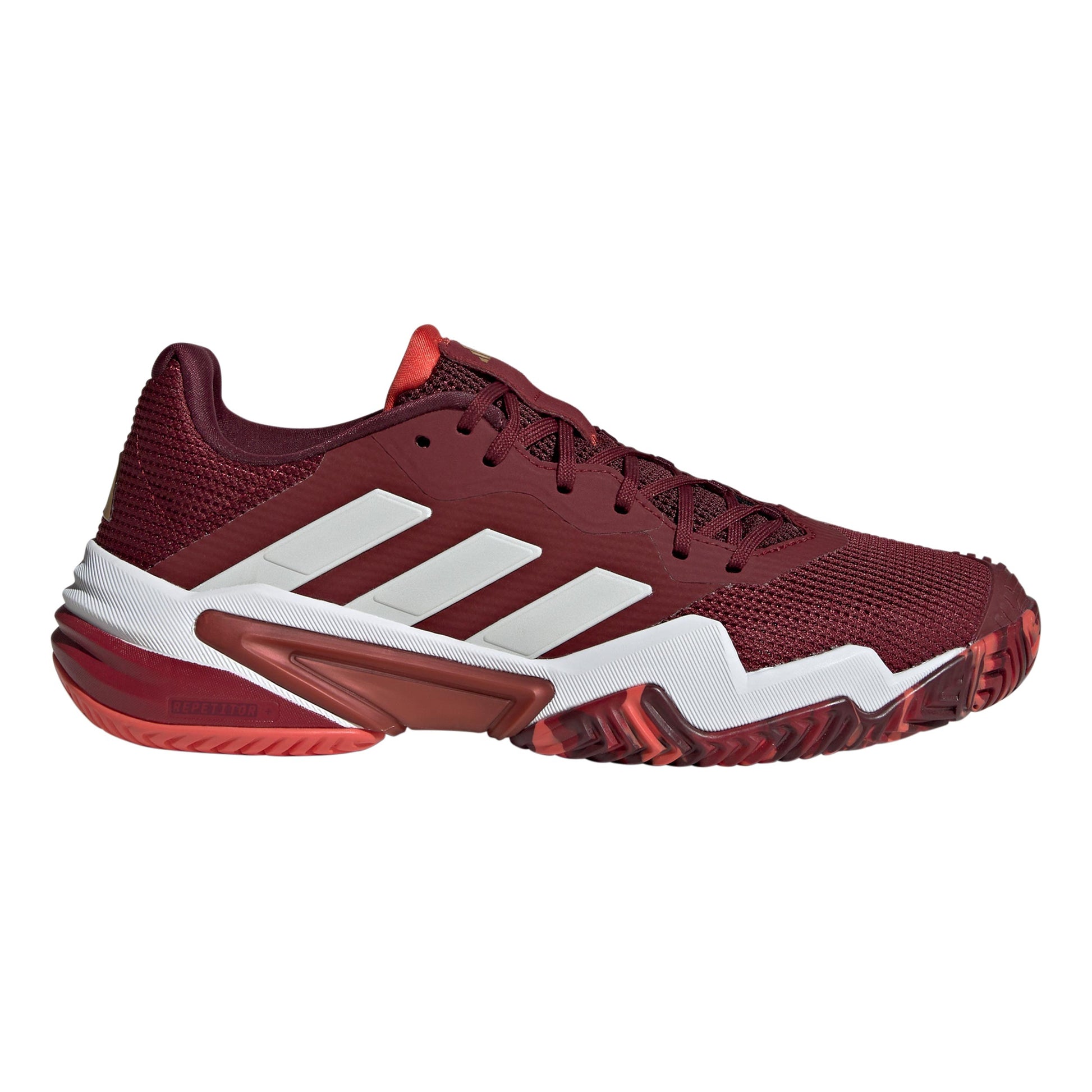 adidas Barricade buty do tenisa allcourt Mężczyźni - ciemnoczerwony, biały
