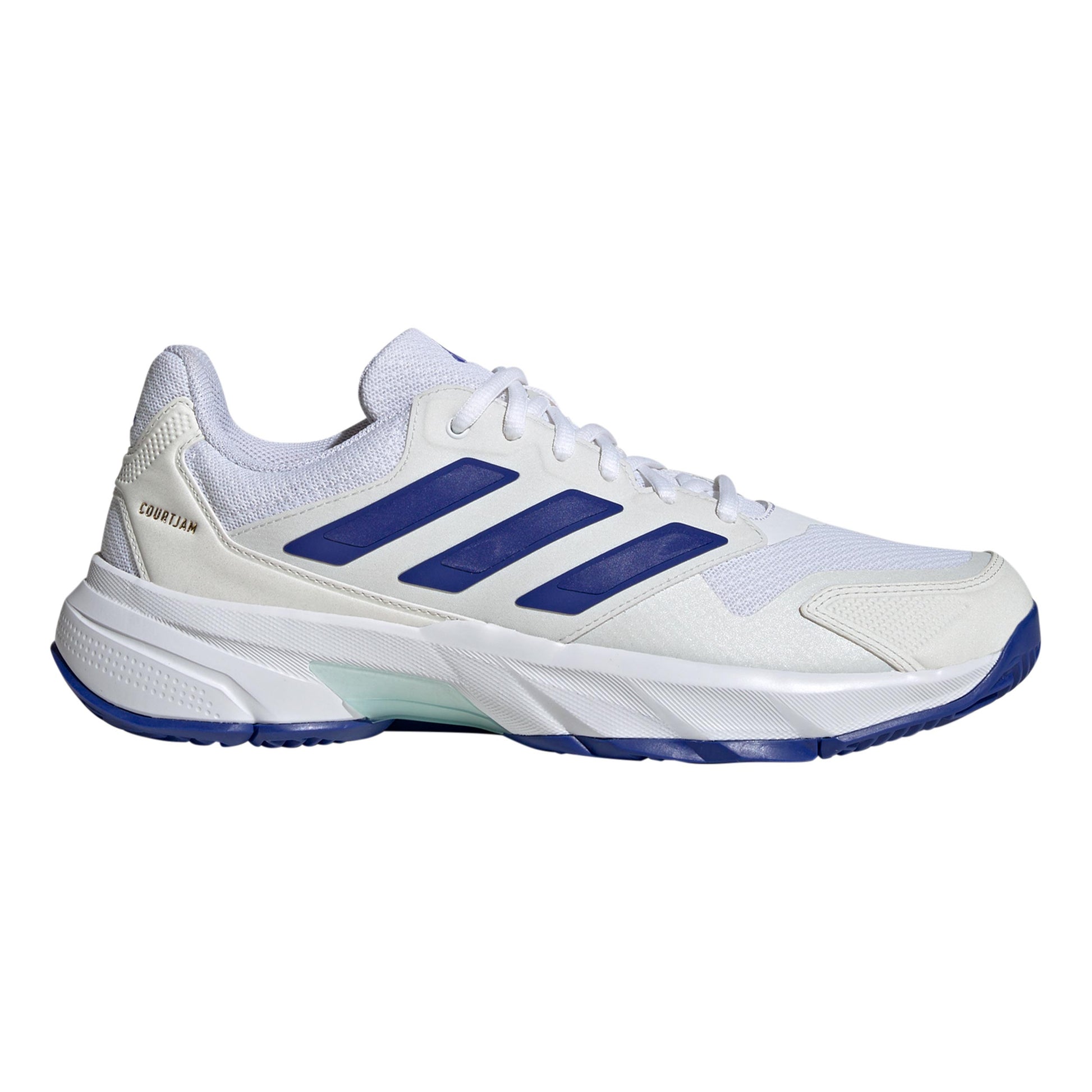 adidas CourtJam Control 3 buty do tenisa allcourt Mężczyźni - biały, niebieski