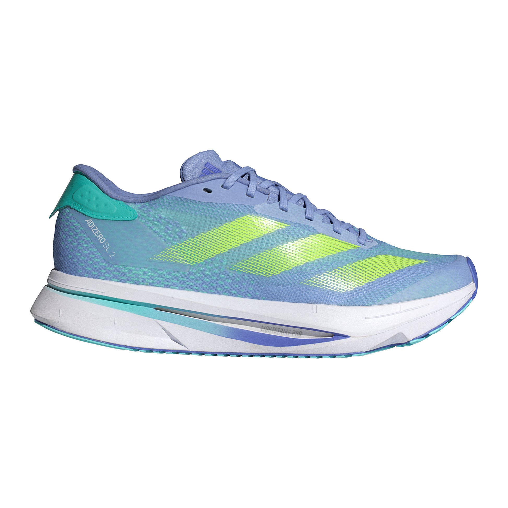 adidas adizero SL 2 But neutralny Kobiety - jasnoniebieski, limonka