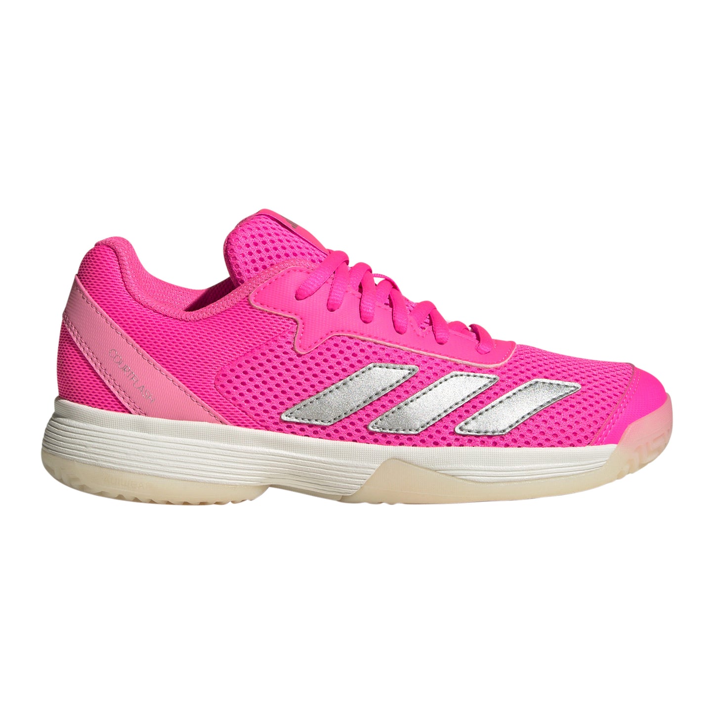 adidas Courtflash buty do tenisa allcourt Dzieci - różowy, srebrny