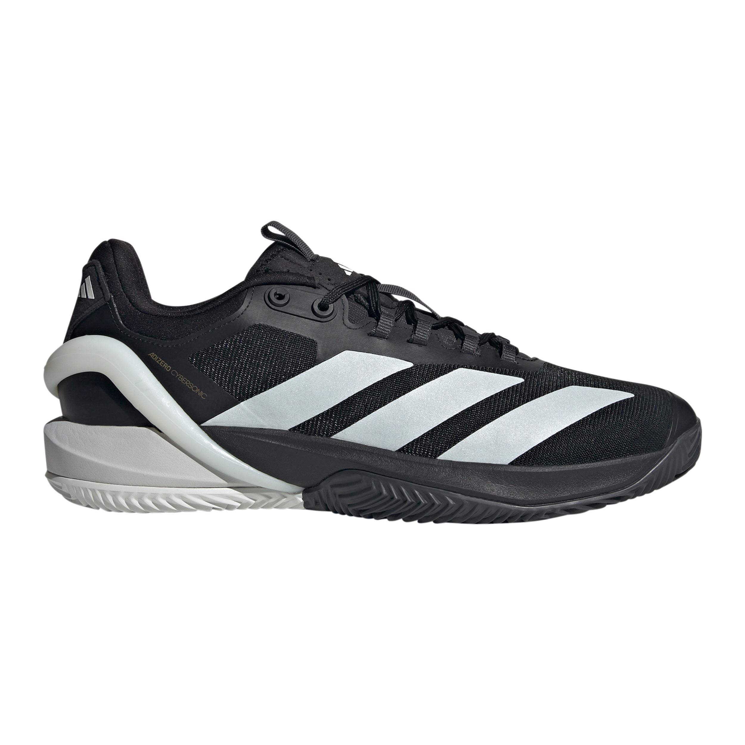 adidas Adizero Cybersonic buty do tenisa ziemnego Mężczyźni - czarny, srebrny