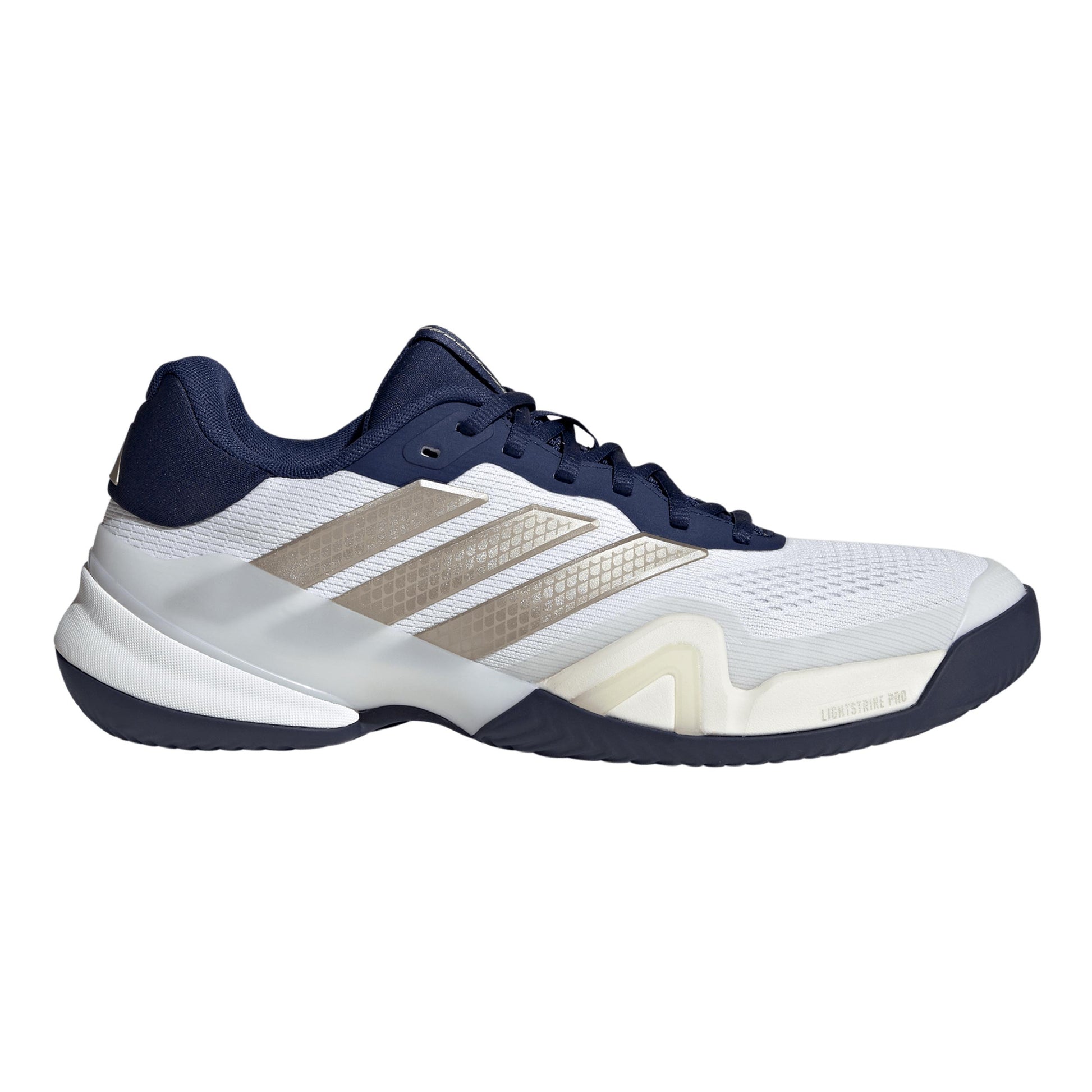 adidas Barricade 14 buty do tenisa ziemnego Mężczyźni - jasnoszary, ciemnoniebieski