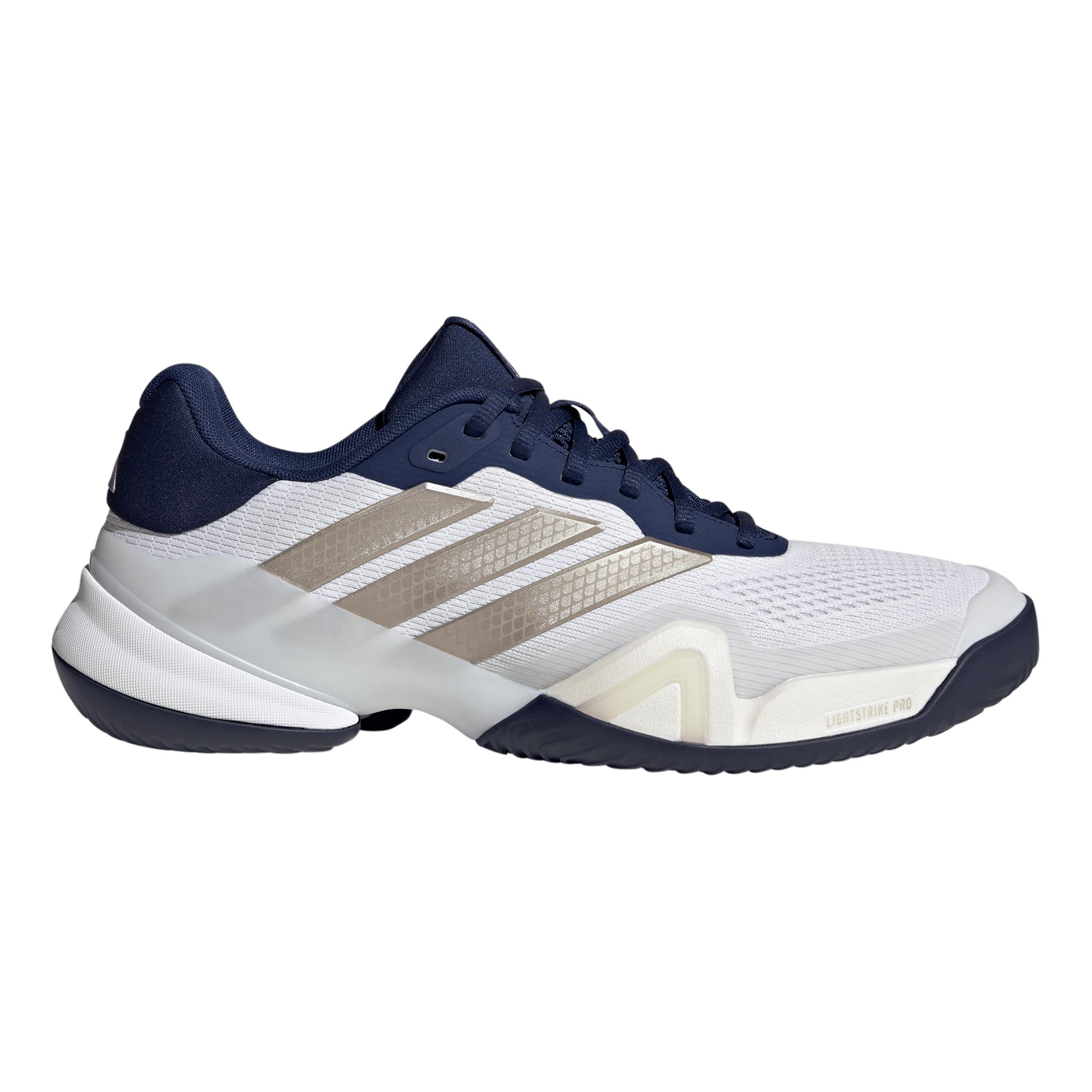 adidas Barricade 14 buty do tenisa allcourt Mężczyźni - biały, ciemnoniebieski