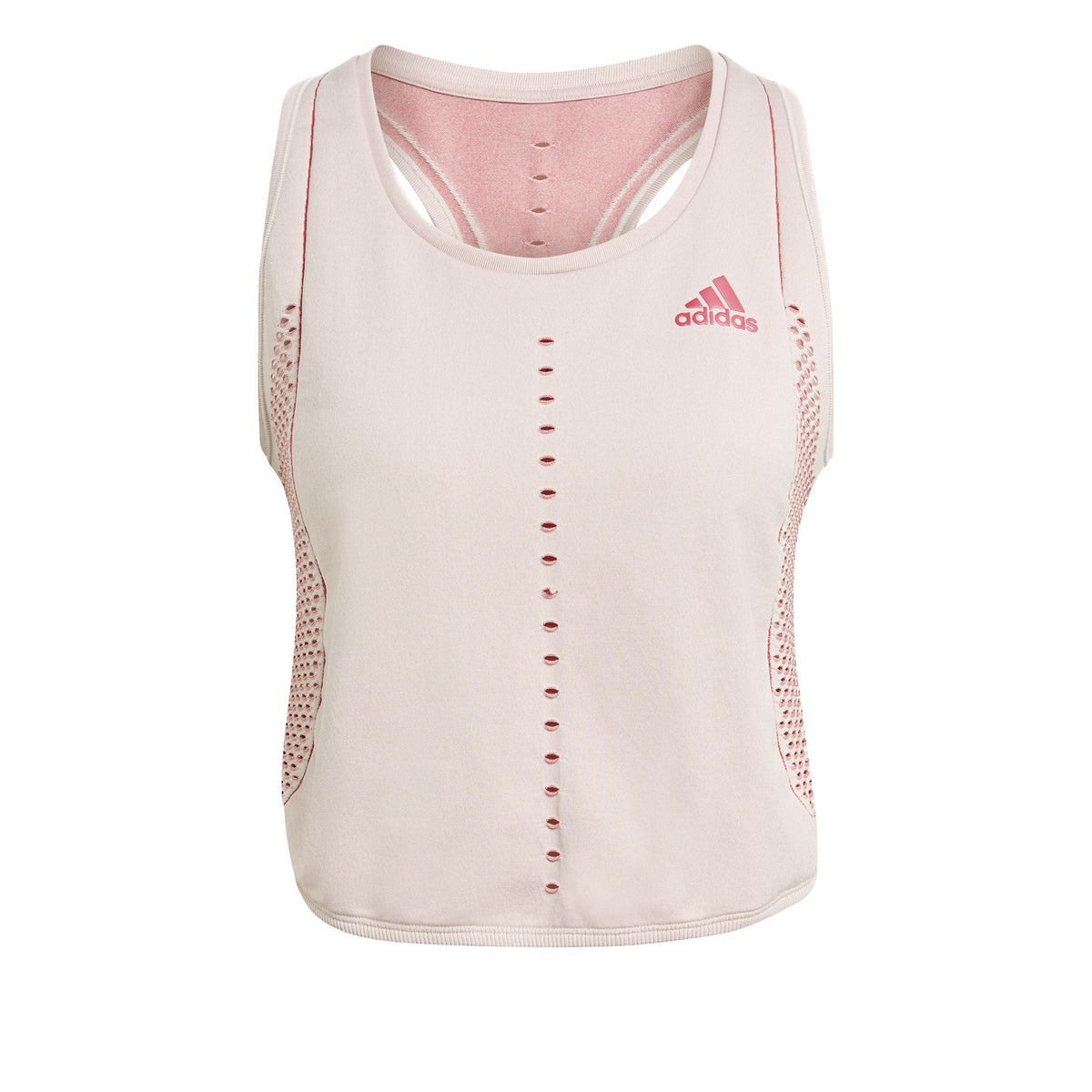 adidas Primeblue PK Tank top Kobiety - krem, róż