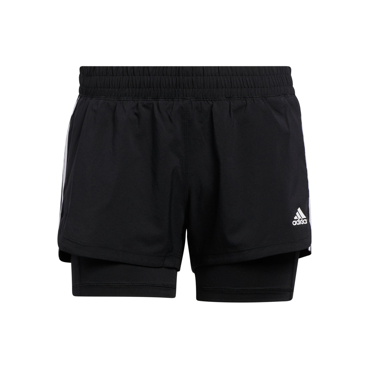 adidas Pacer 3 Stripes 2in1 Szorty Kobiety - czarny, biały
