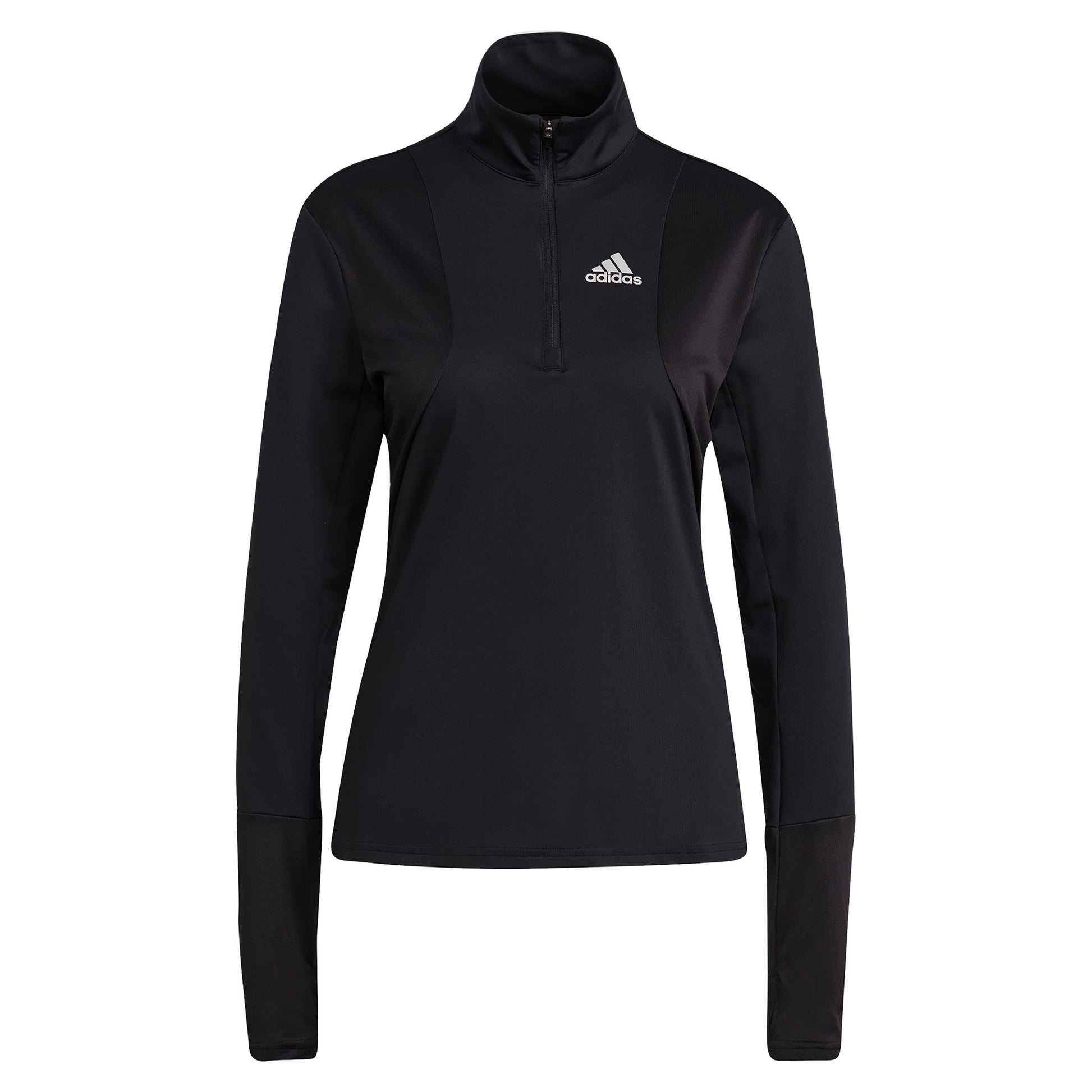 adidas Own The Run Half-Zip Długi Rękaw Kobiety - czarny, biały