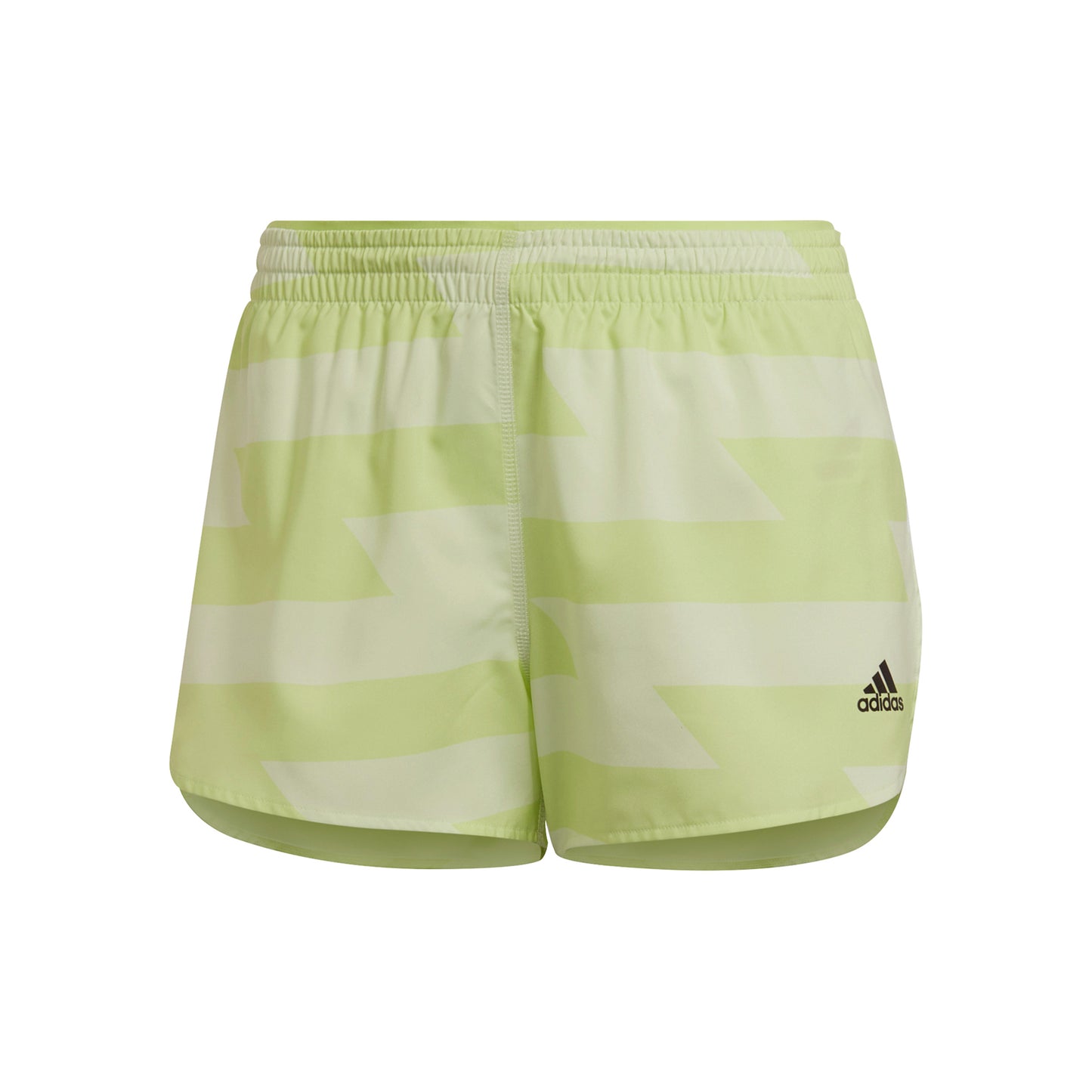 adidas Runfast Split 3in Szorty Kobiety - limonka,