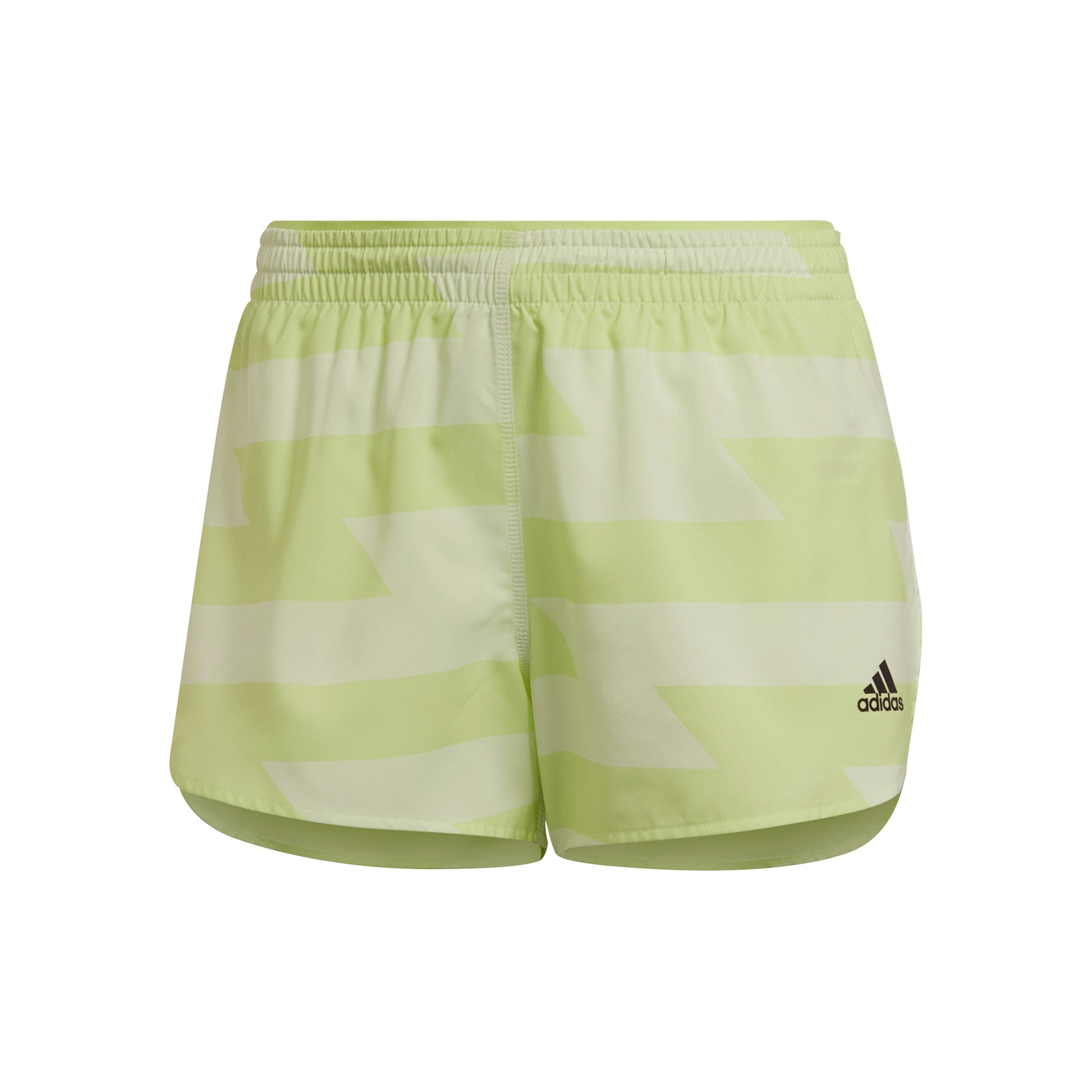 adidas Runfast Split 3in Szorty Kobiety - limonka,