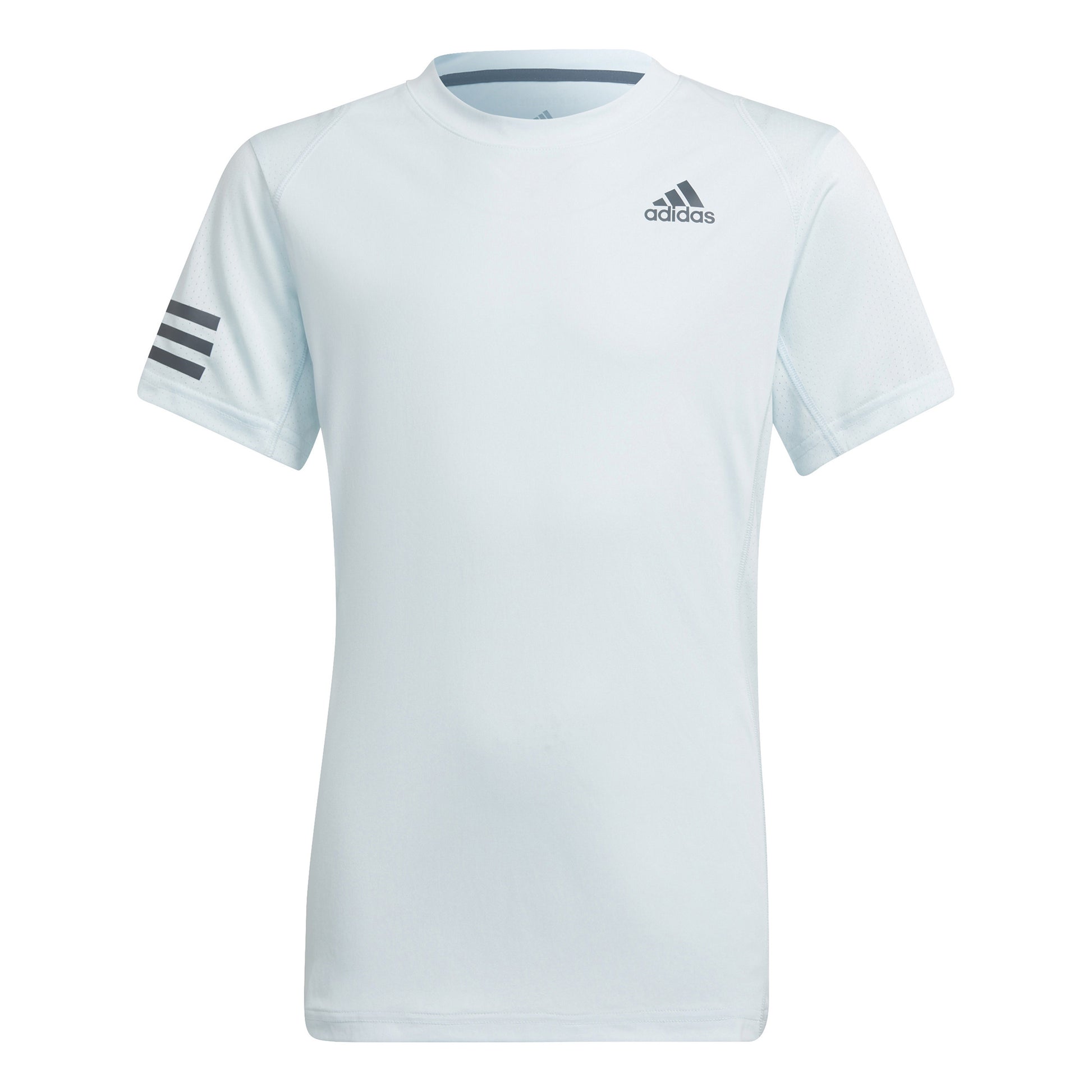 adidas Club 3 Stripes Koszulka Chłopcy - jasnoniebieski,