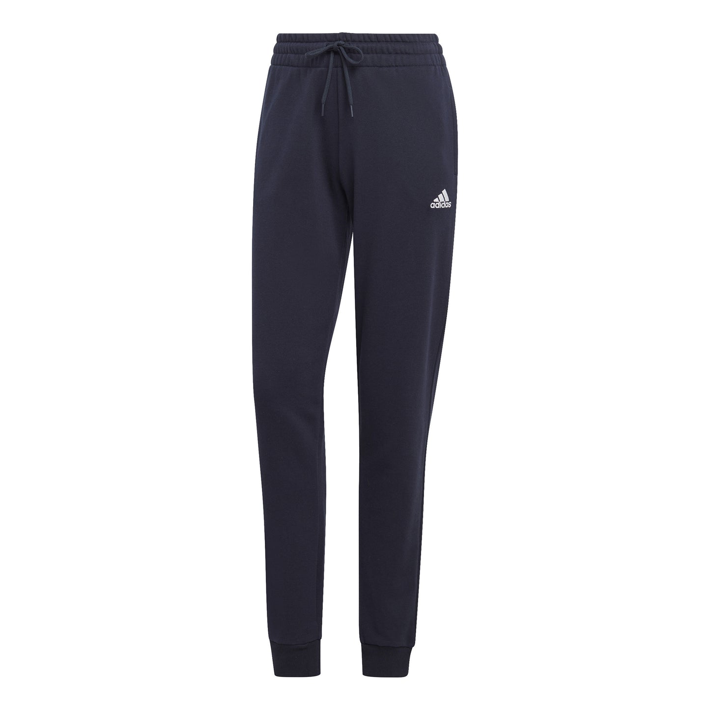 adidas Essentials Linear French Terry Spodnie dresowe Kobiety - ciemnoniebieski, biały