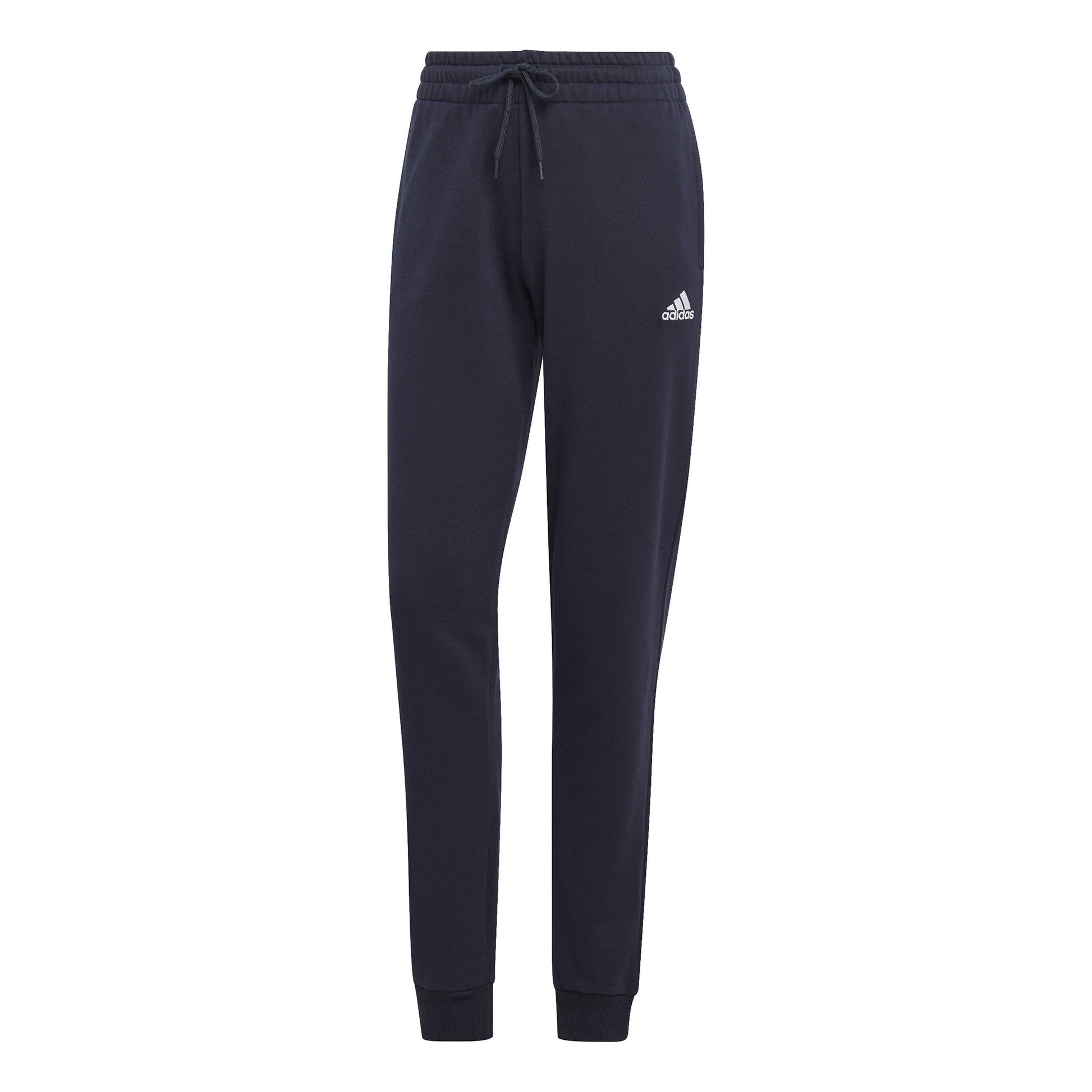 adidas Essentials Linear French Terry Spodnie dresowe Kobiety - ciemnoniebieski, biały