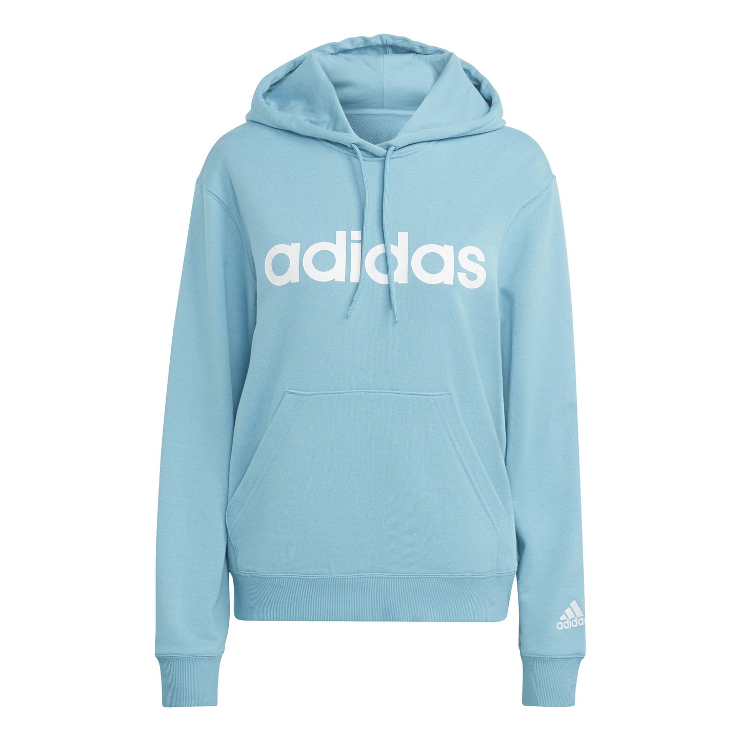 adidas Linear French Terry Bluza Kobiety - turkus, biały