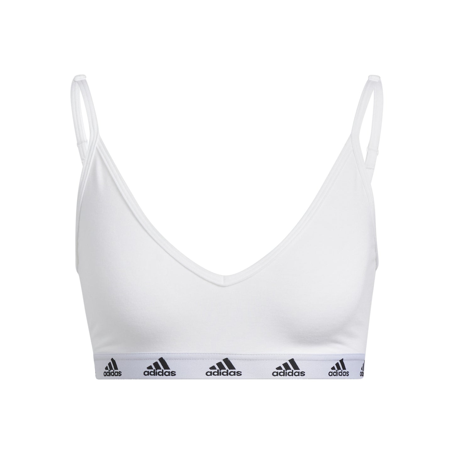 adidas Purebare Light Support Stanik sportowy Kobiety - biały, czarny