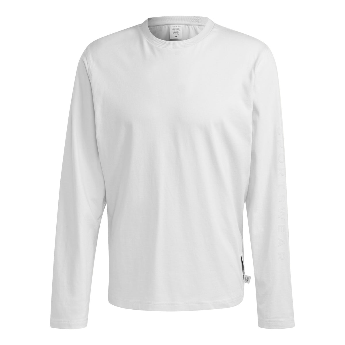 adidas Lounge Long-Sleeve Top Długi Rękaw Mężczyźni - biały,