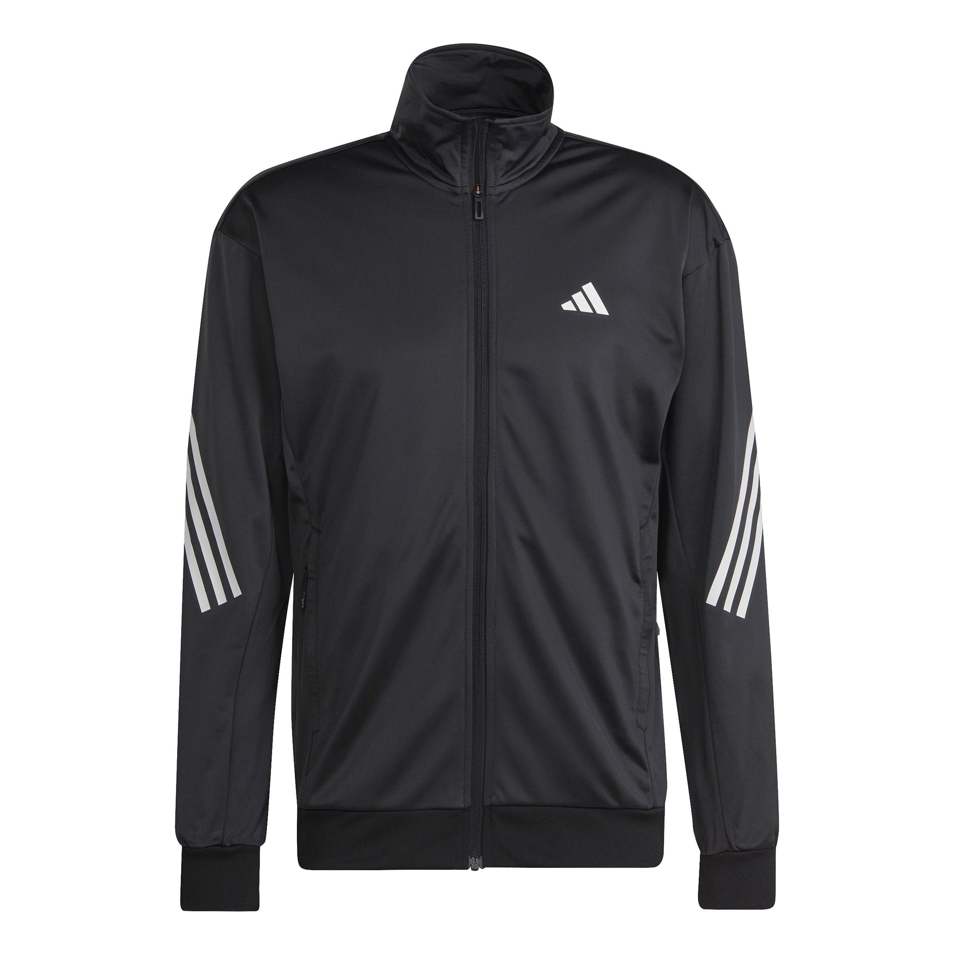 adidas 3Stripes Knit Kurtka treningowa Mężczyźni - czarny, biały