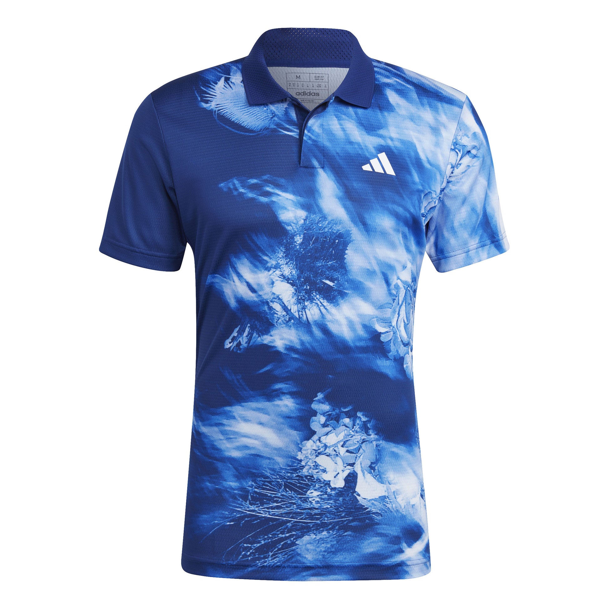 adidas Melbourne HEAT.RDY FreeLift Polo Mężczyźni - niebieski, biały