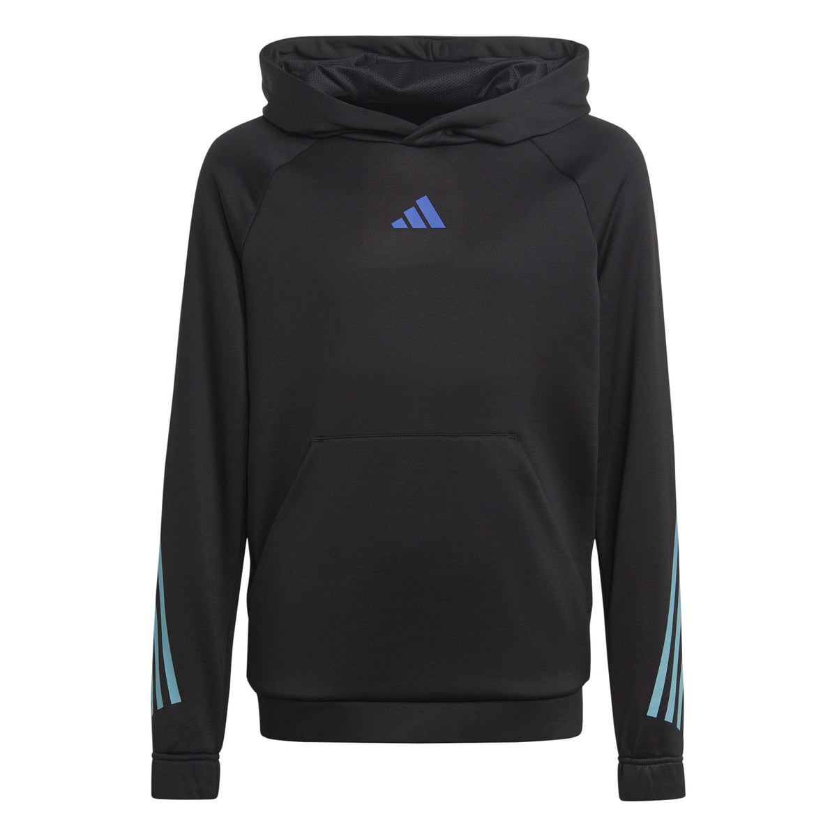 adidas Train Icons AEROREADY 3-Stripes Bluza Chłopcy - czarny, niebieski