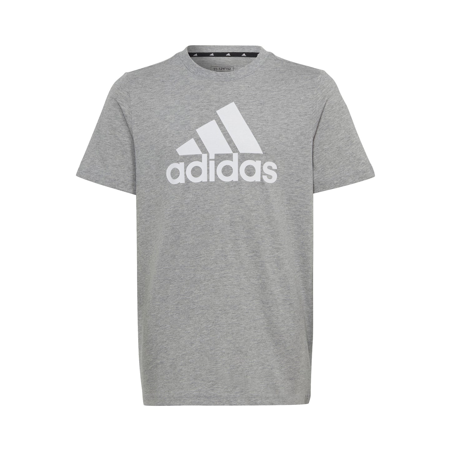 adidas Big Logo Koszulka Chłopcy - jasnoszary, biały