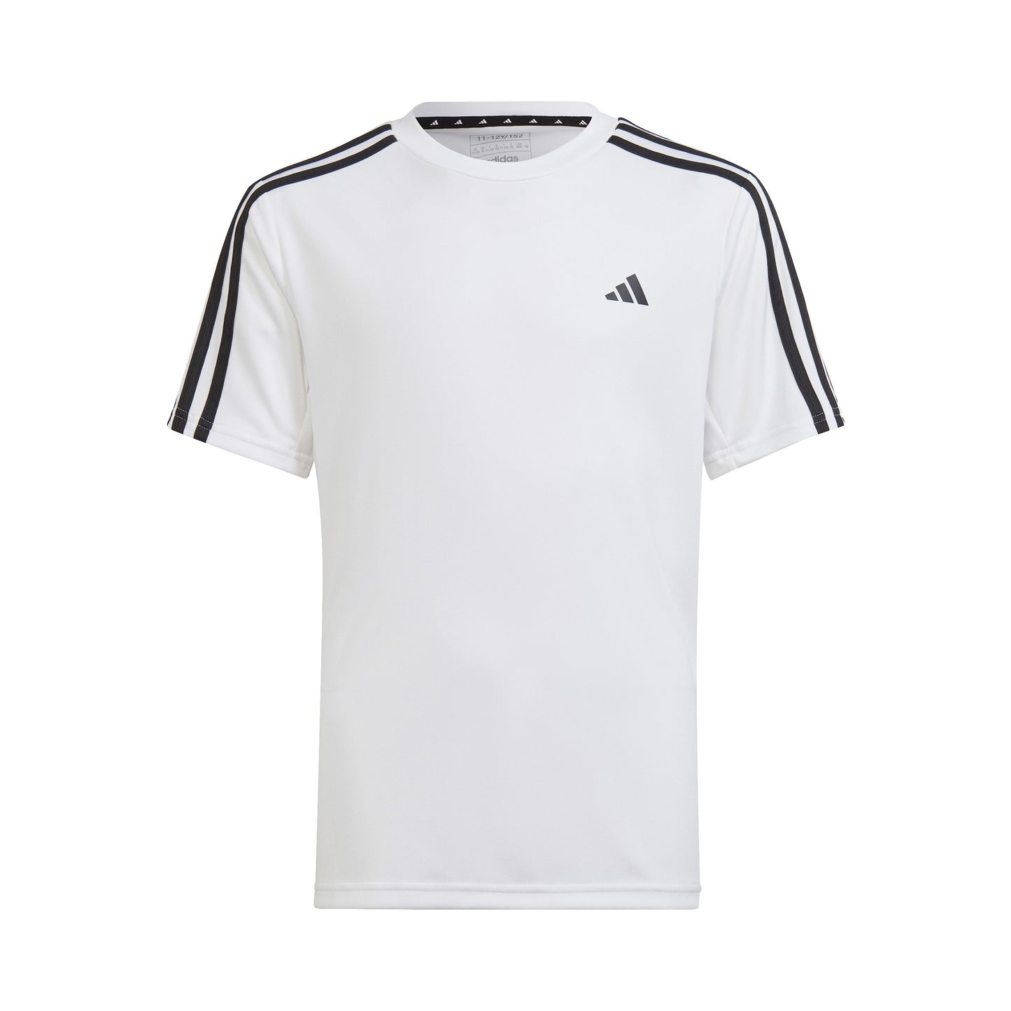 adidas Train AEROREADY 3-Stripes Regular-Fit Koszulka Chłopcy - biały, czarny