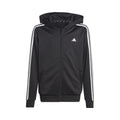 Training ES 3 Stripes Full-Zip Bluza dresowa Dzieci - czarny, biały