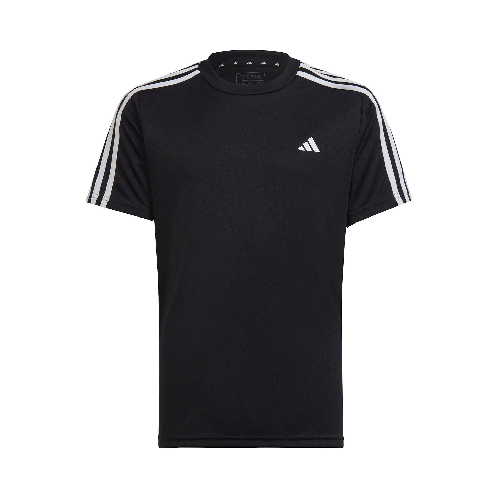 adidas Train AEROREADY 3-Stripes Regular-Fit Koszulka Chłopcy - czarny, biały