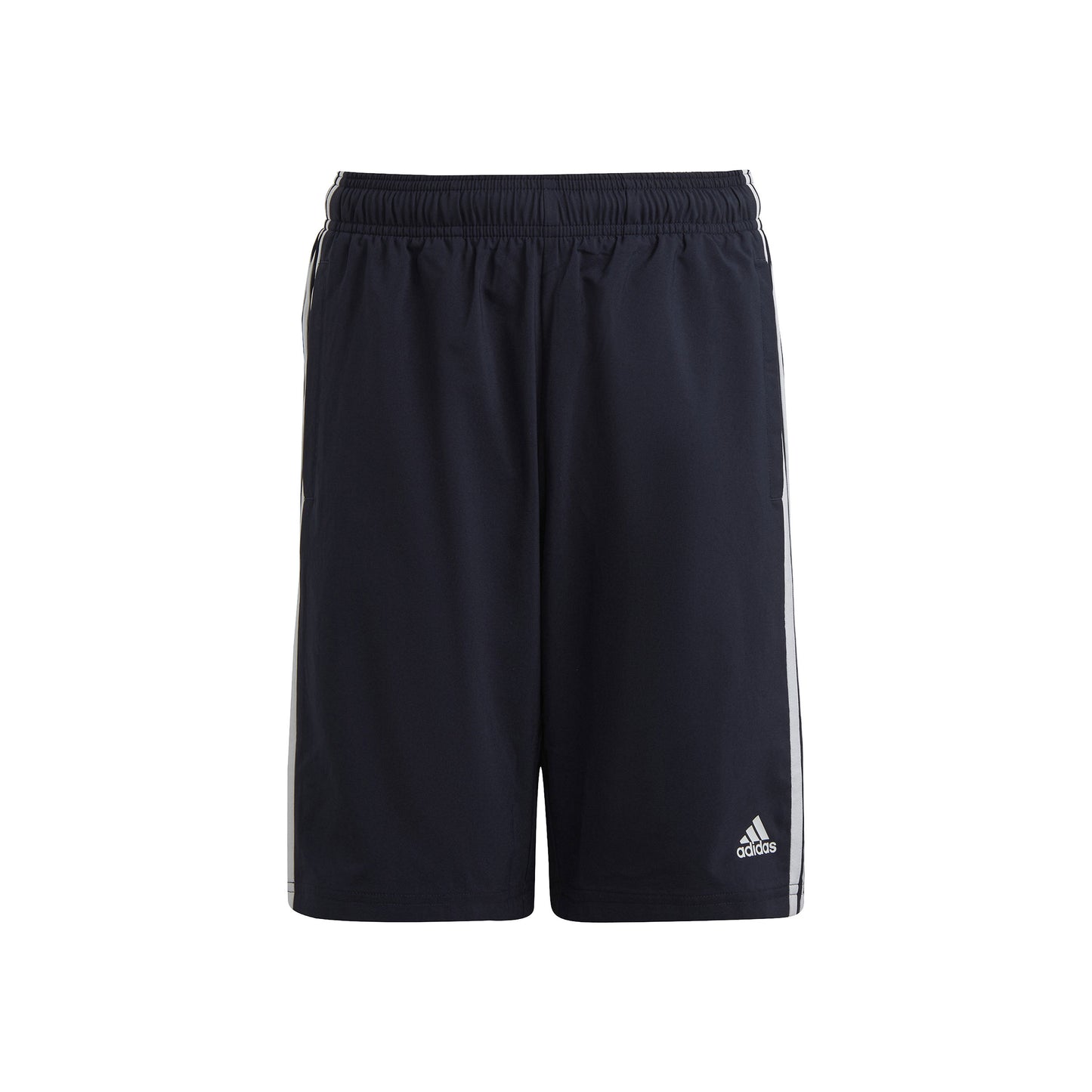 adidas 3Stripes Szorty Chłopcy - ciemnoniebieski, biały