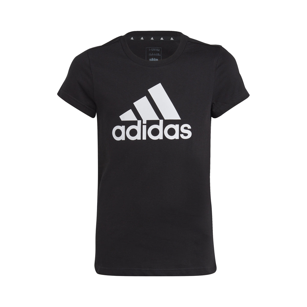 adidas Big Logo Koszulka Dziewczynki - czarny, biały