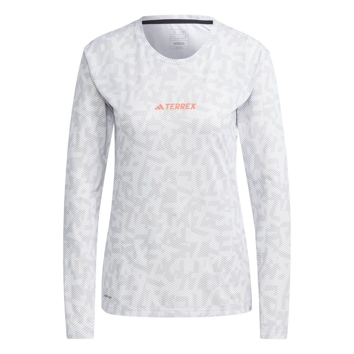 adidas Trail GFX Top do biegania Kobiety - biały,