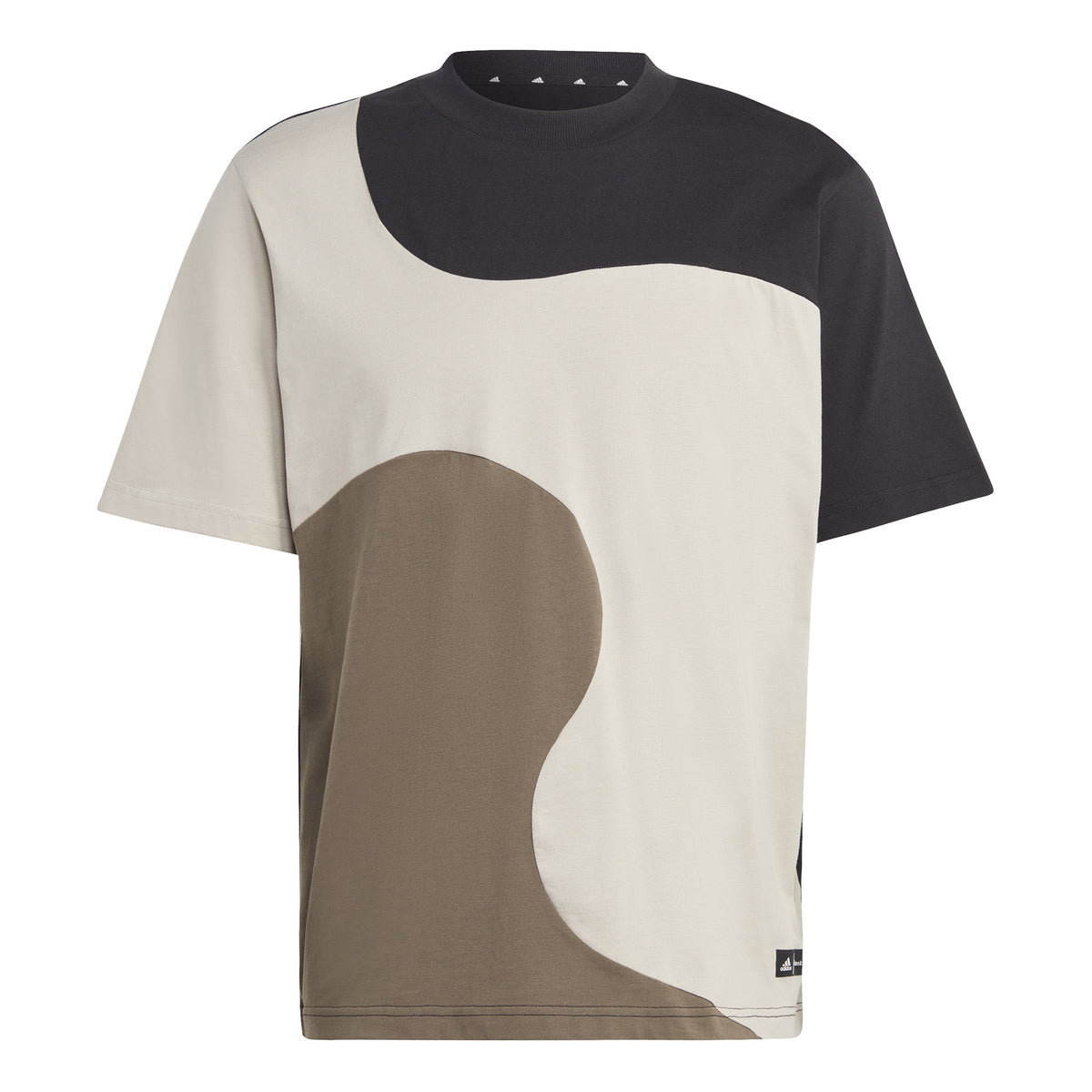 adidas Marimekko Future Icon 3 Stripes Koszulka do biegania Mężczyźni - brąz, czarny