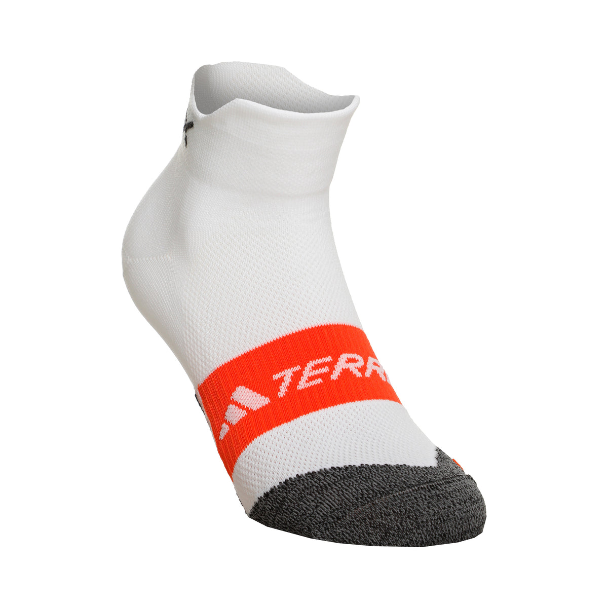 adidas Trail Speed Skarpety sportowe Unisex - biały, pomarańczowy