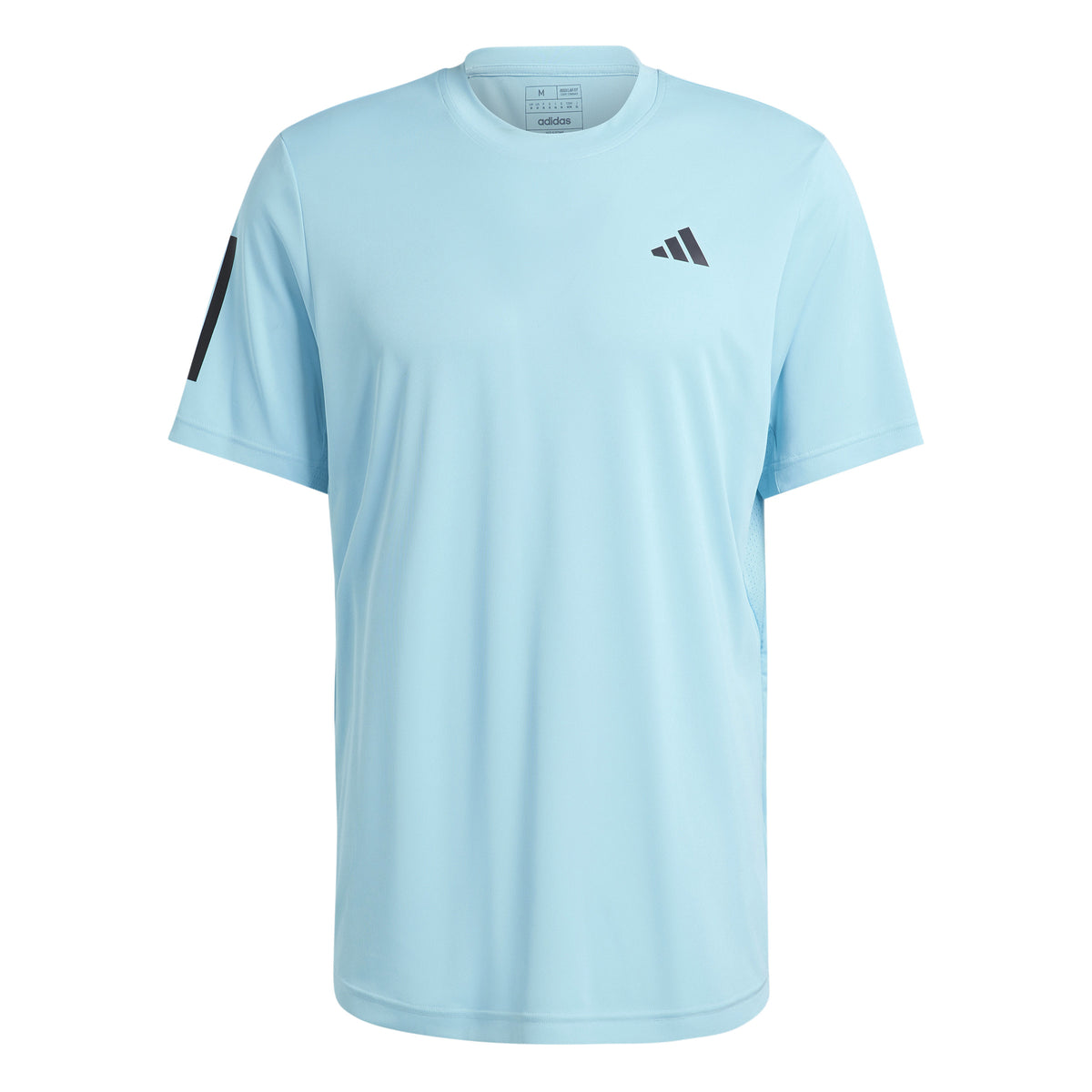 adidas Club 3 Stripes Koszulka Mężczyźni - jasnoniebieski,