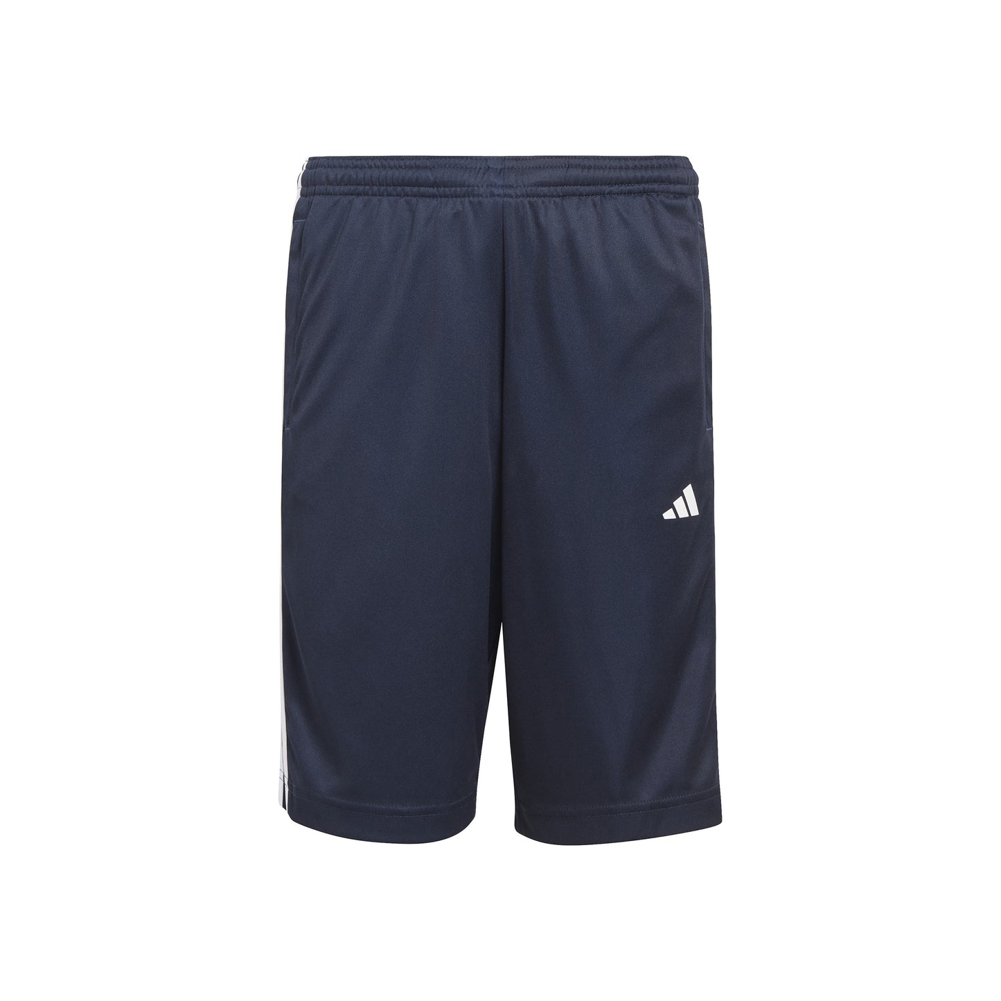 adidas ES 3 Stripes Szorty Chłopcy - ciemnoniebieski, biały
