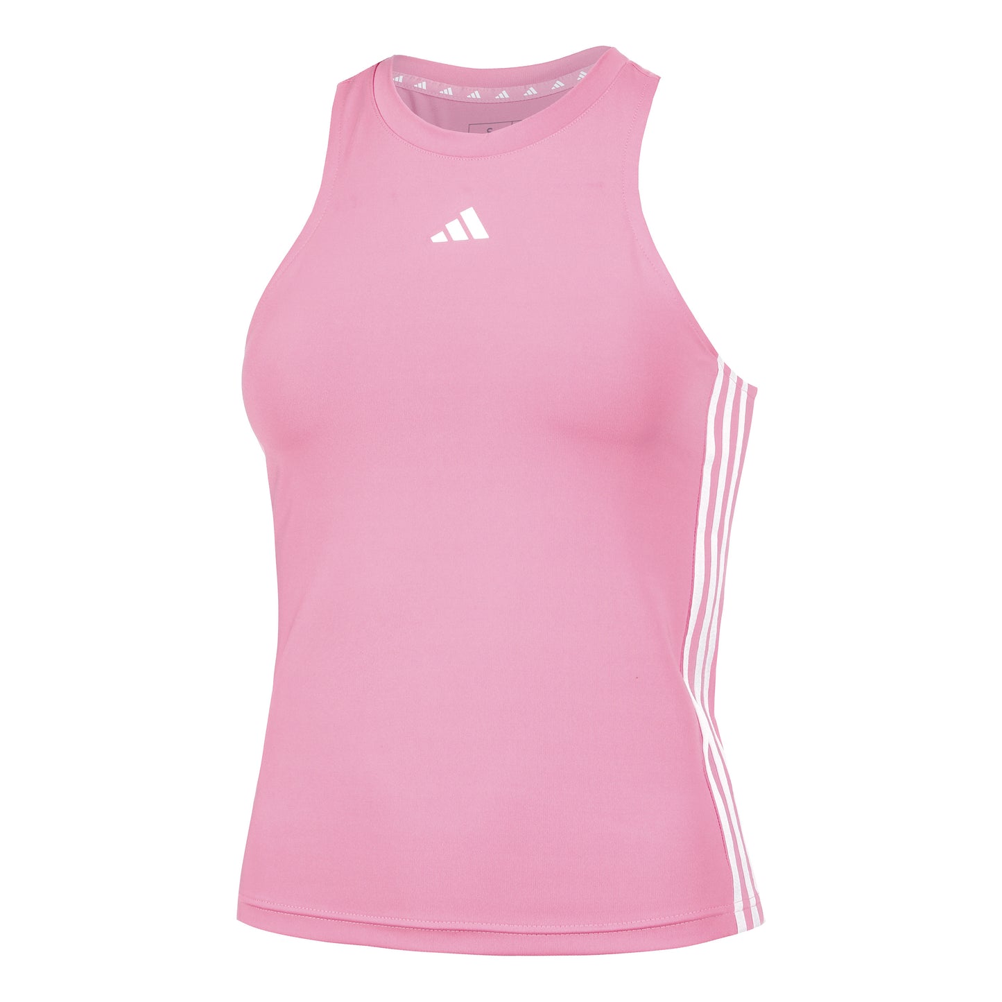adidas Training ES 3 Stripes Tank top Kobiety - różowy, biały
