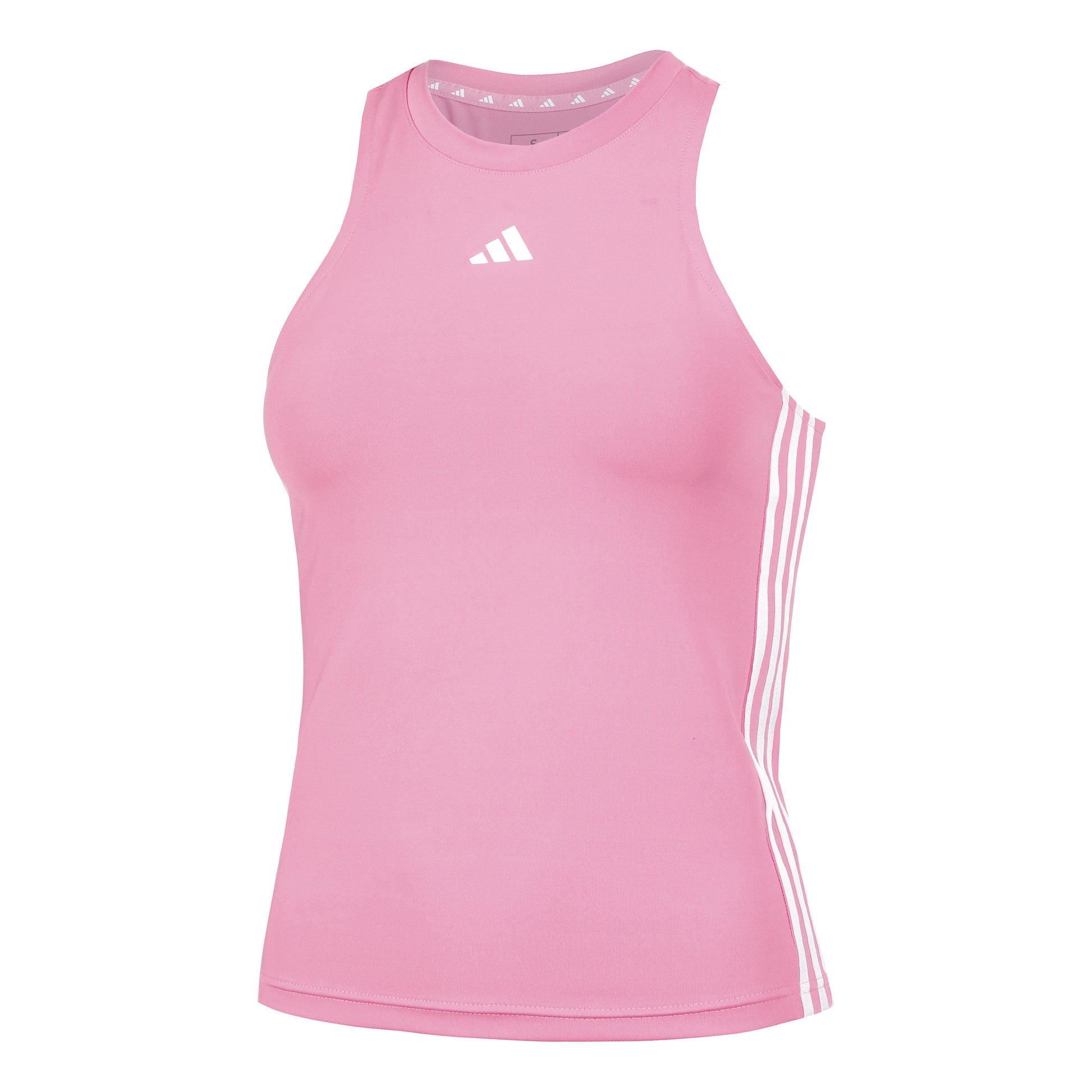 adidas Training ES 3 Stripes Tank top Kobiety - różowy, biały