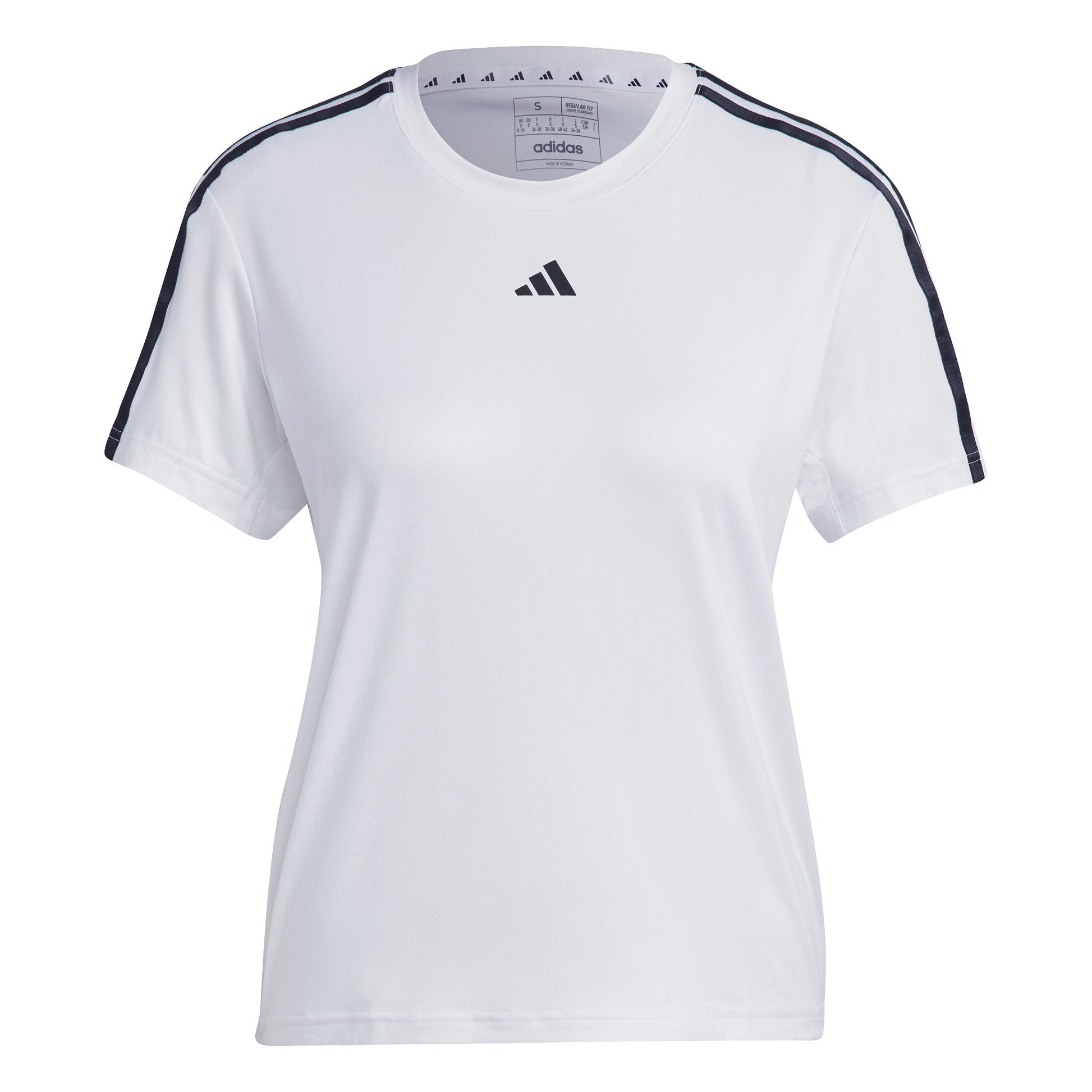 adidas Essentials 3 Stripes Koszulka Kobiety - biały, czarny
