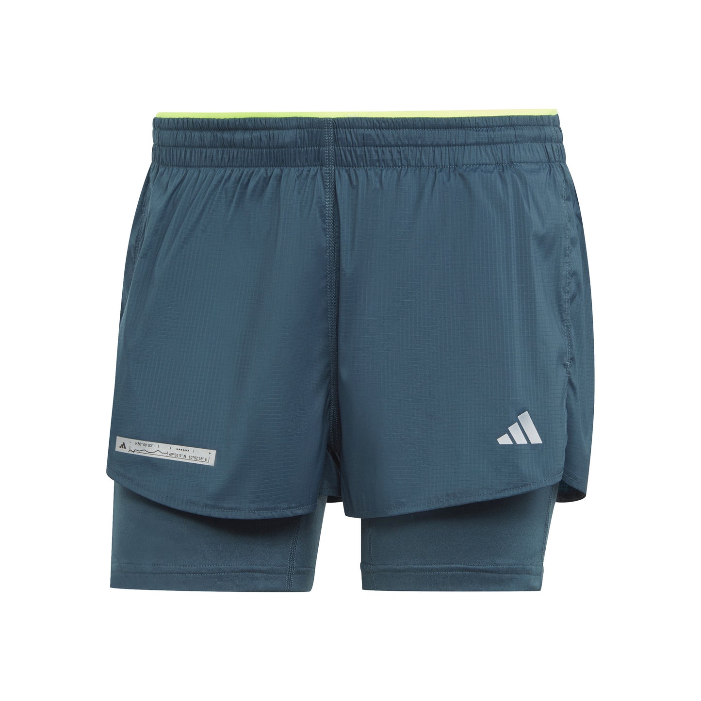adidas Ultimate 2in1 Spodenki do biegania Kobiety - petrol, zieleń