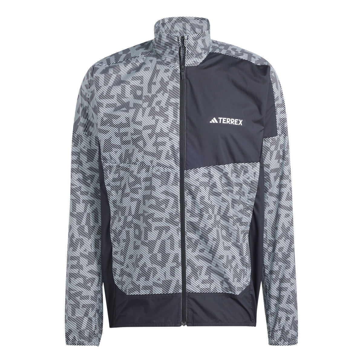 adidas Terrex Trail Wind Kurtka do biegania Mężczyźni - szary, czarny
