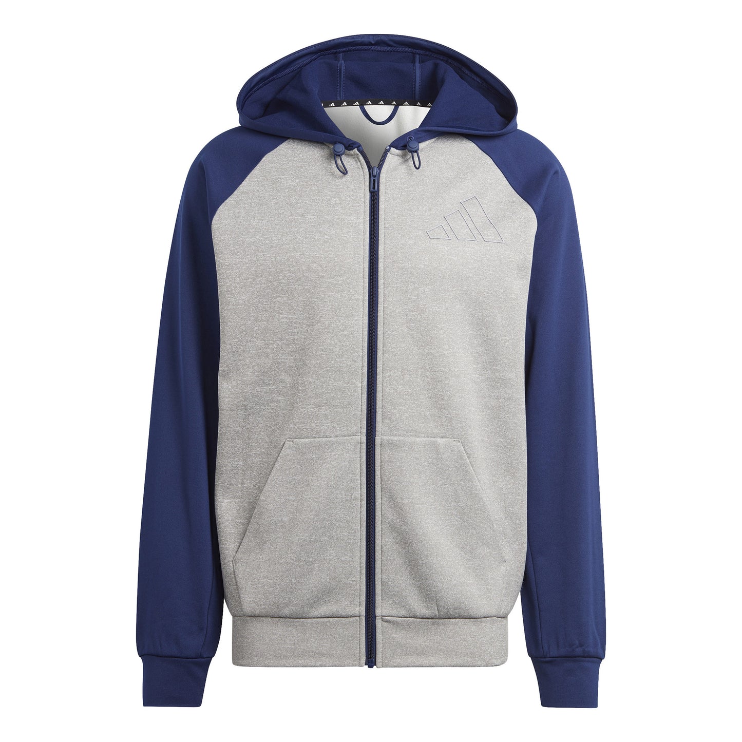 adidas GG Big Logo 3 Stripes Kurtka treningowa Mężczyźni - szary, ciemnoniebieski