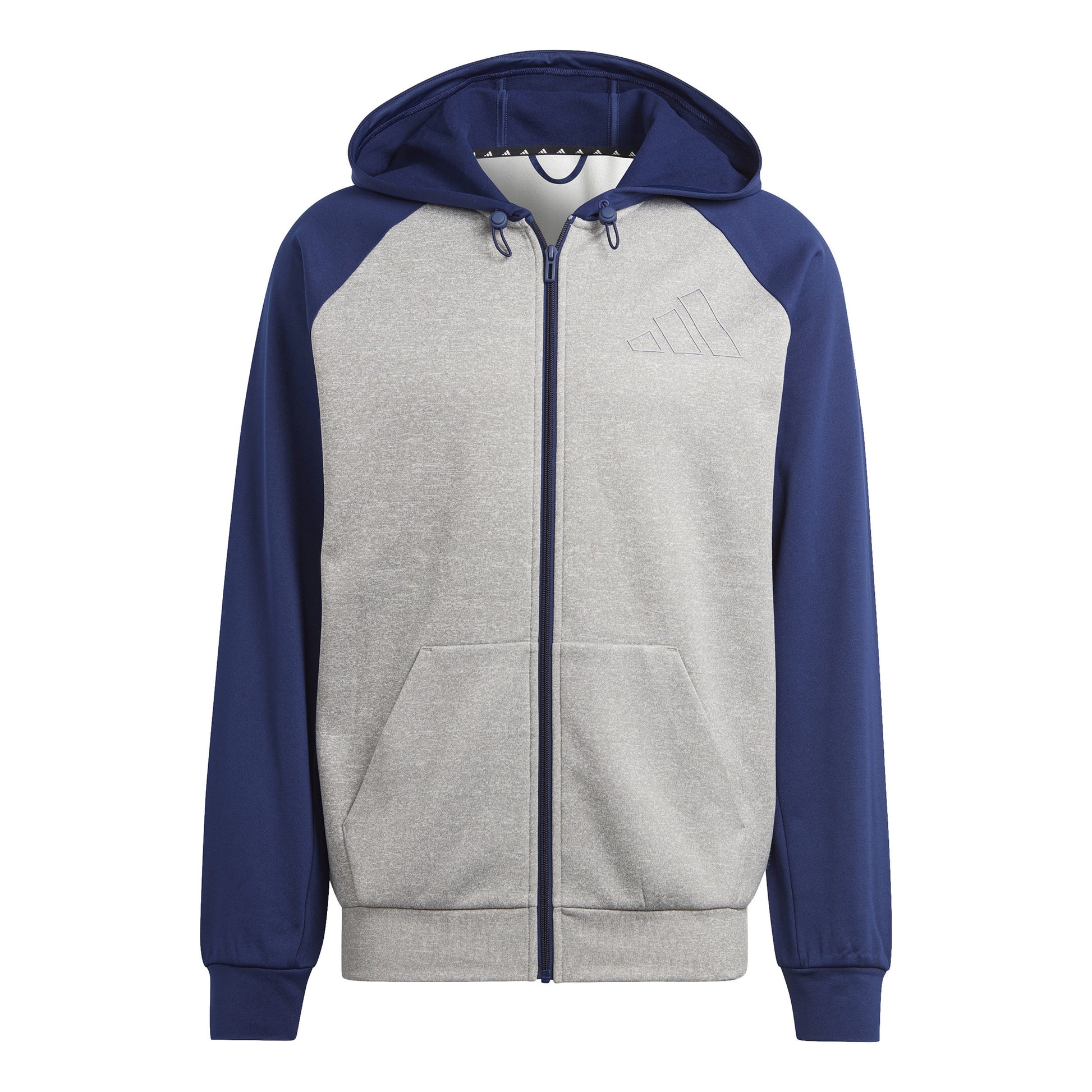 adidas GG Big Logo 3 Stripes Kurtka treningowa Mężczyźni - szary, ciemnoniebieski