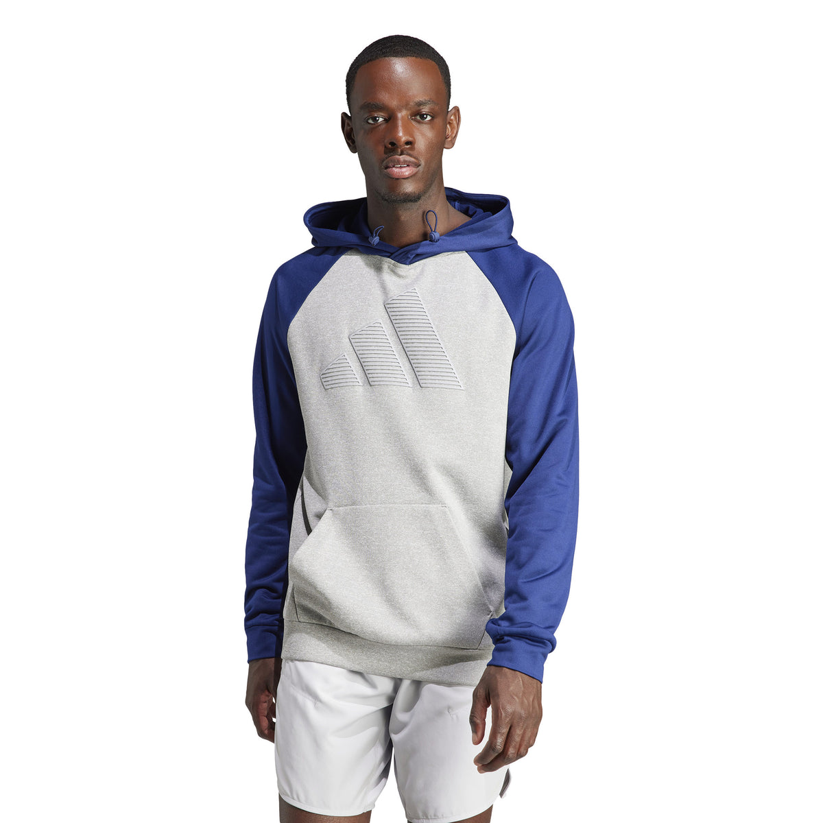 adidas GG Big Logo Bluza Mężczyźni - szary, ciemnoniebieski