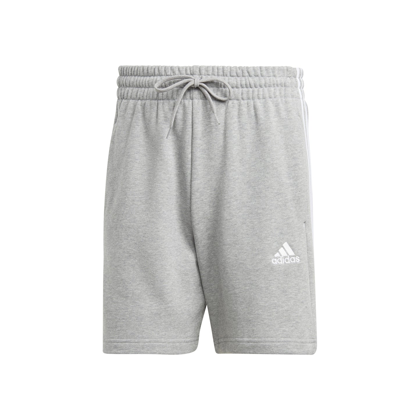 adidas 3Stripes Szorty Mężczyźni - jasnoszary, biały