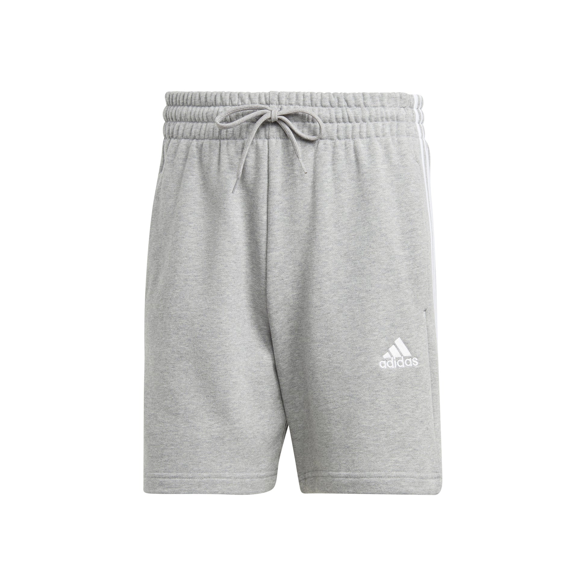 adidas 3Stripes Szorty Mężczyźni - jasnoszary, biały